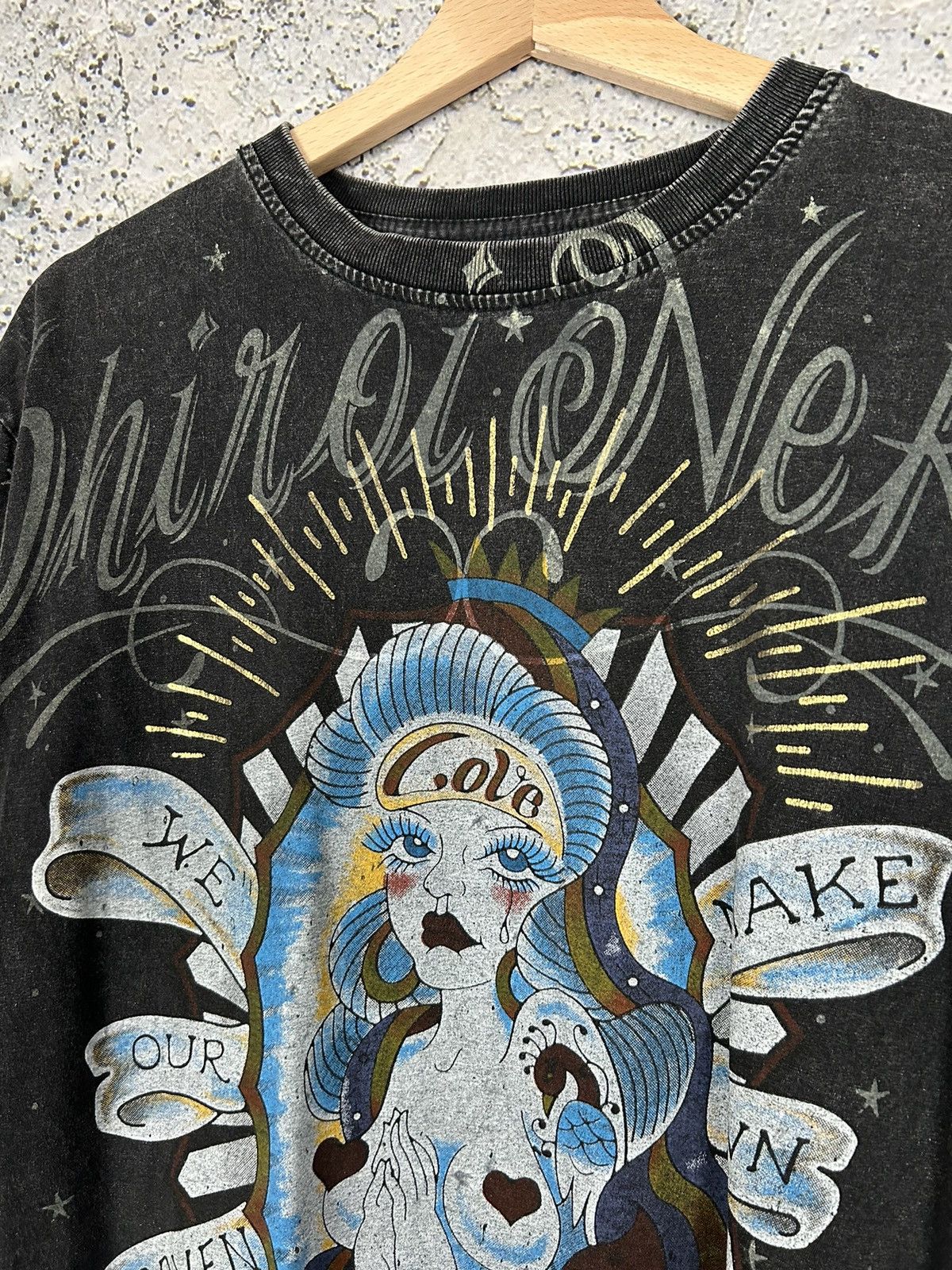 Anime Vintage Handmade Japanese Graphic Tee Tattoo 90s Hype Y2K Size US L / EU 52-54 / 3 - 3 Thumbnail