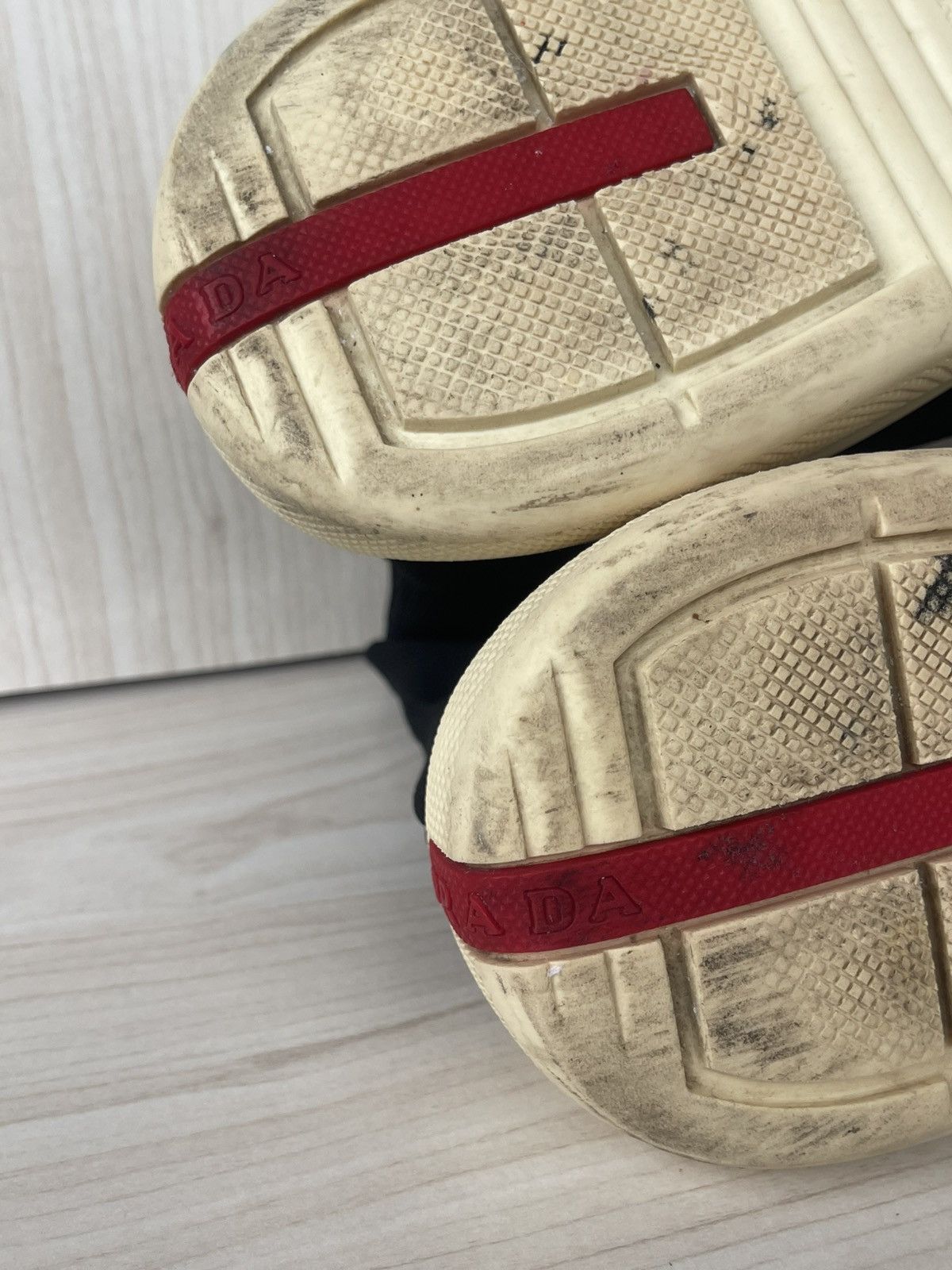 Prada Prada Linea Rossa Sock Sneakers. Size US 10 / EU 43 - 12 Thumbnail