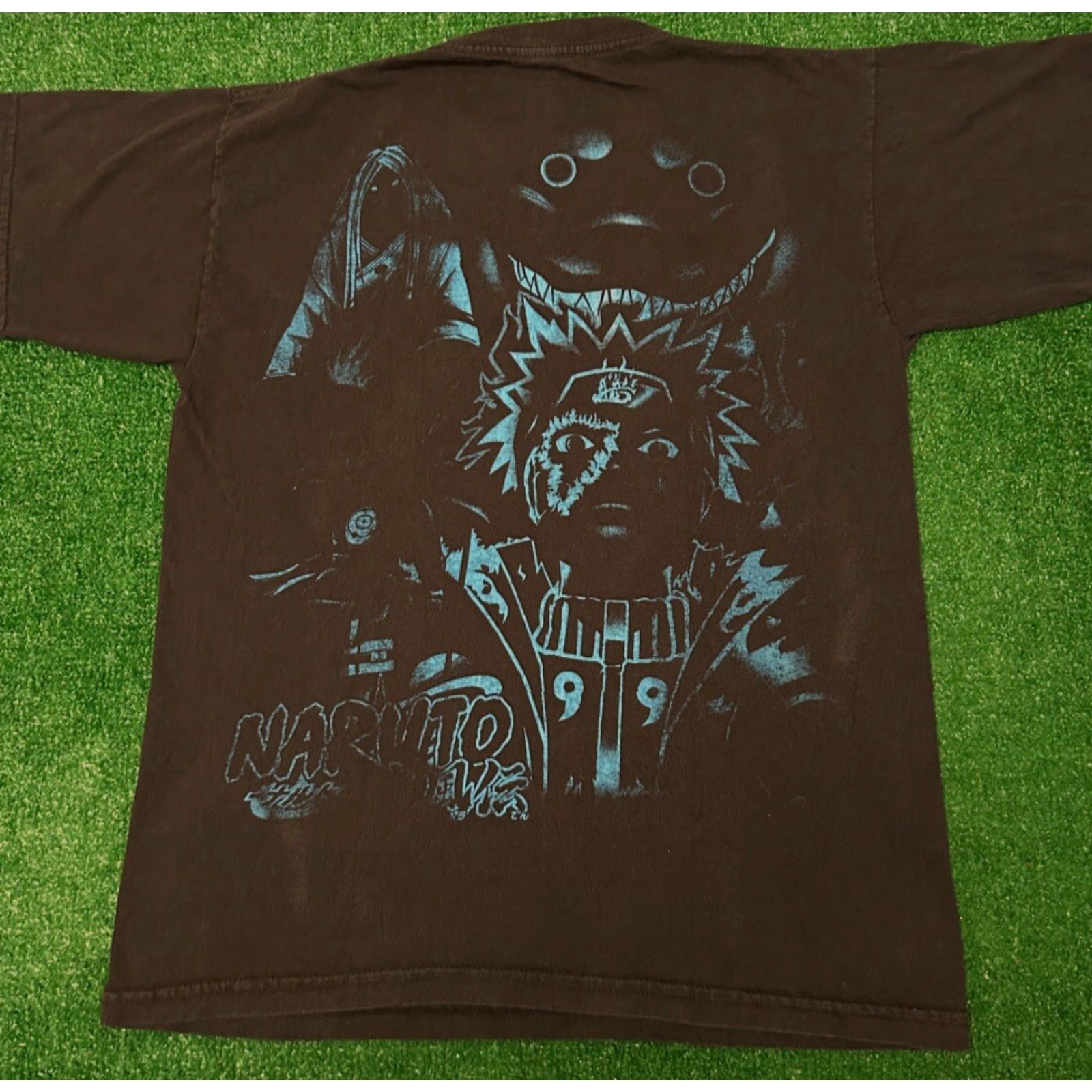 Doublet VINTAGE Naruto Anime Cartoon Madara Obito Uchiha Double-Sided VTG Mens Size M T-Shirt Black Short Sleeve 90s Anime Cartoon Mens Size US M / EU 48-50 / 2 - 2 Thumbnail