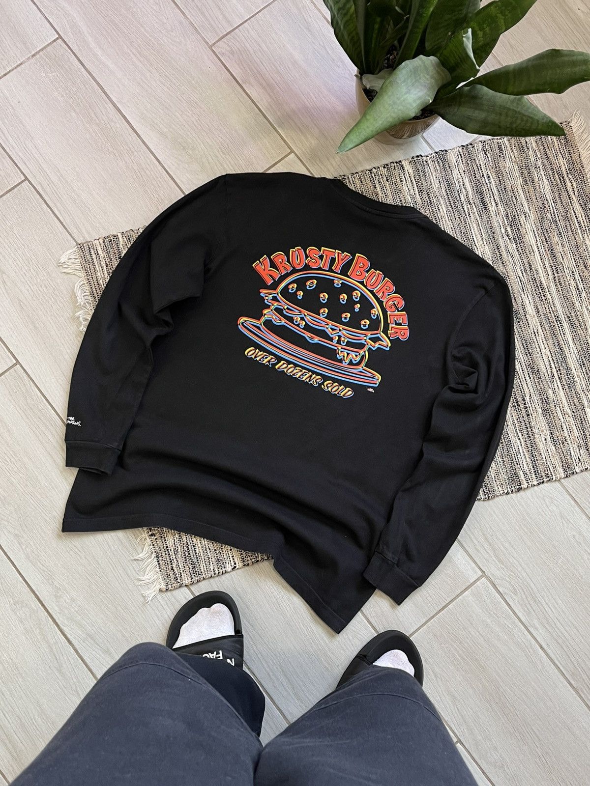 Adidas × The Simpsons Adidas The Simpsons Krusty Burger Long Sleeve Tee sk8 Size US M / EU 48-50 / 2 - 1 Thumbnail