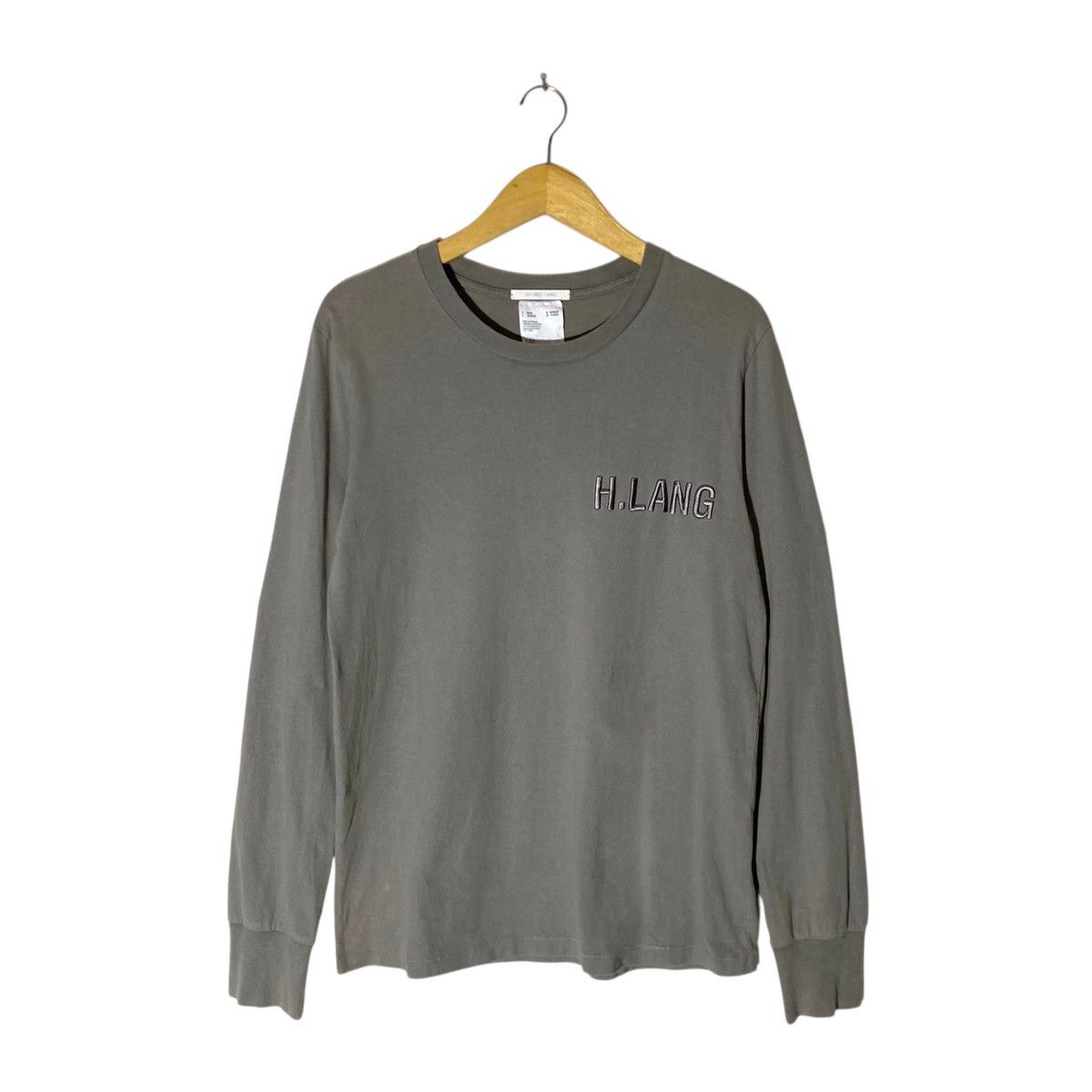 HELMUT LANG LONG SLEEVE Tee S グレー　本人期 HL_O10HM502_001_B0?$HL-pdp-