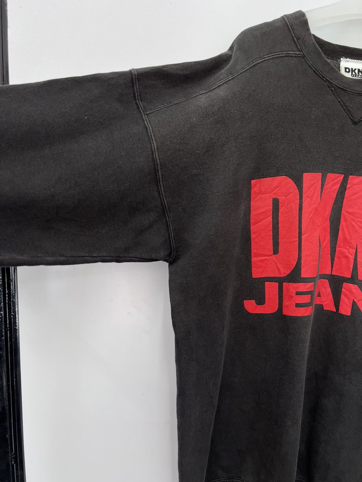 DKNY × Donna Karan × Vintage 🔥 Vintage DKNY Jeans big logo Roundneck sweatshirt Size US L / EU 52-54 / 3 - 5 Thumbnail