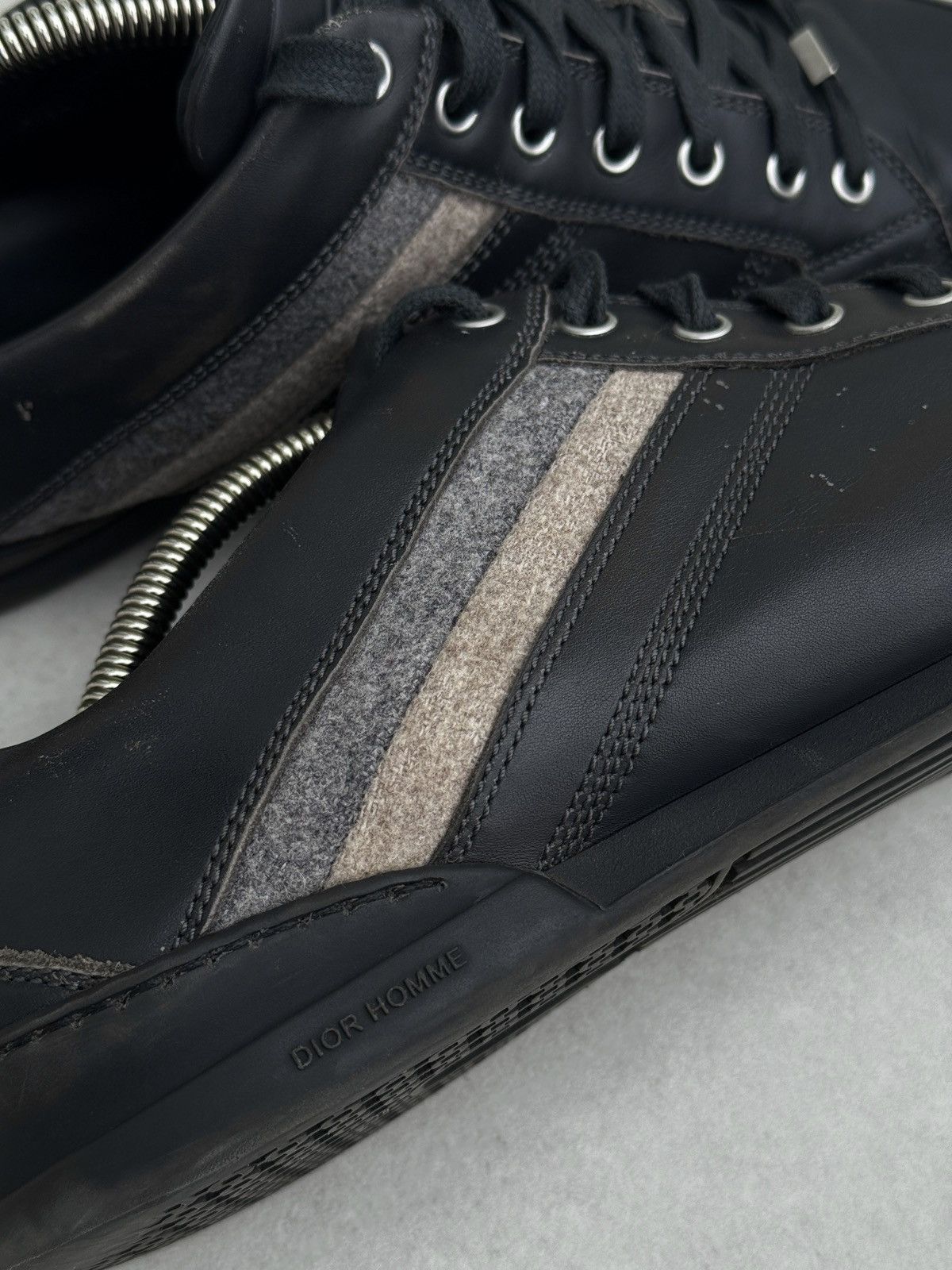 Dior Archive Dior Homme B18 Hedi Slimane Leather Sneakers In Size US 11 / EU 44 - 11 Thumbnail