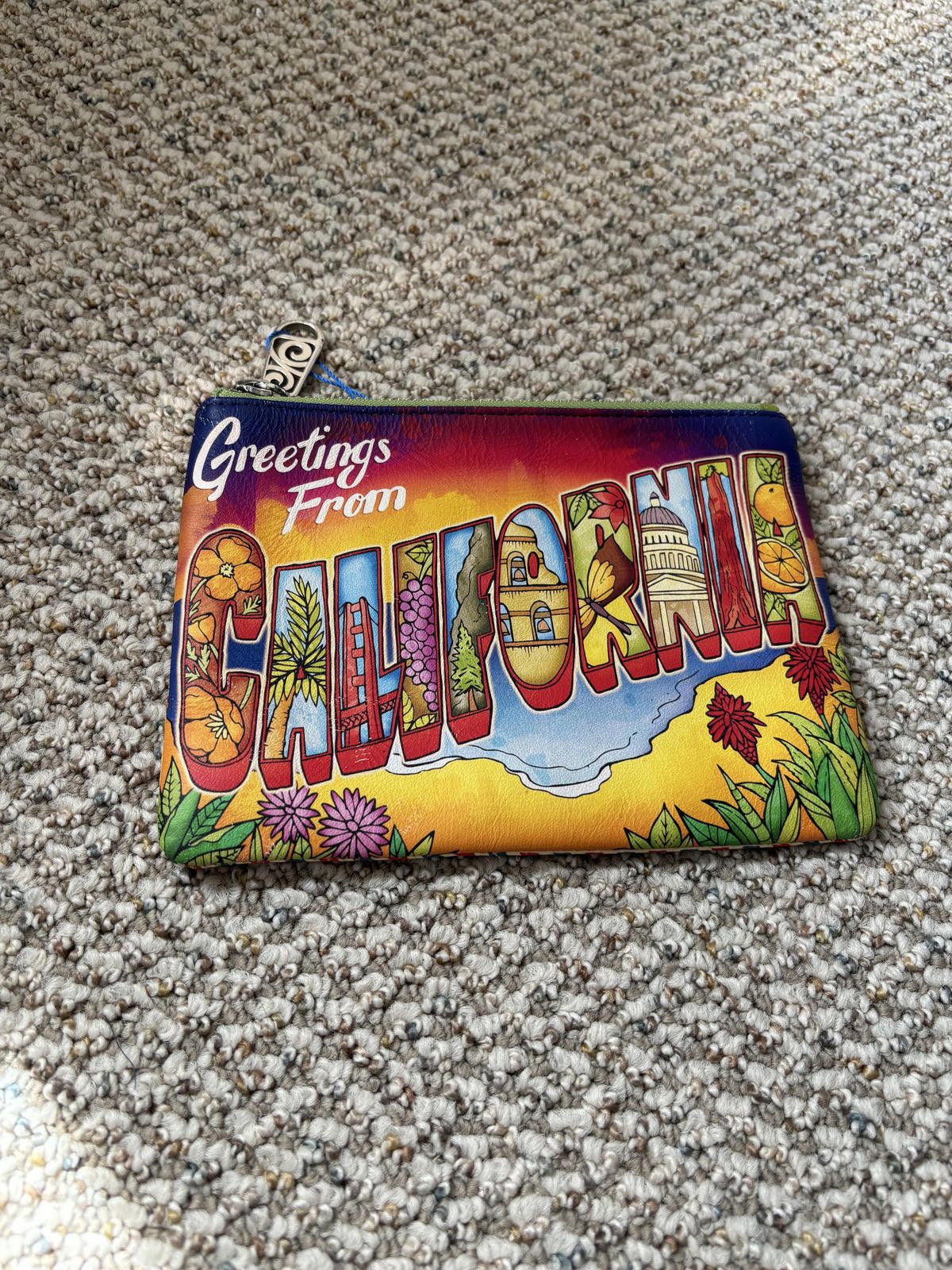 Brighton Brighton Greetings from California Wristlet Postcard Size ONE SIZE - 2 Thumbnail
