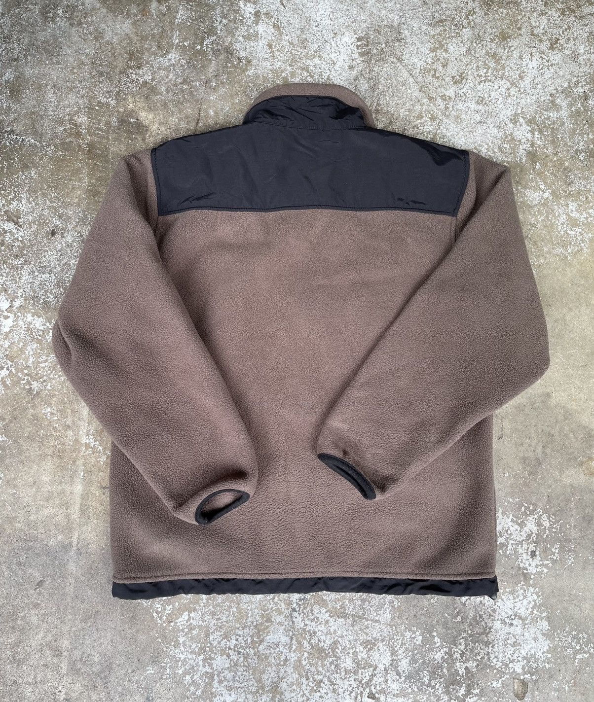 Lands' End Vintage 90s Lands’ End Brown Fleece Jacket Size US M / EU 48-50 / 2 - 3 Thumbnail