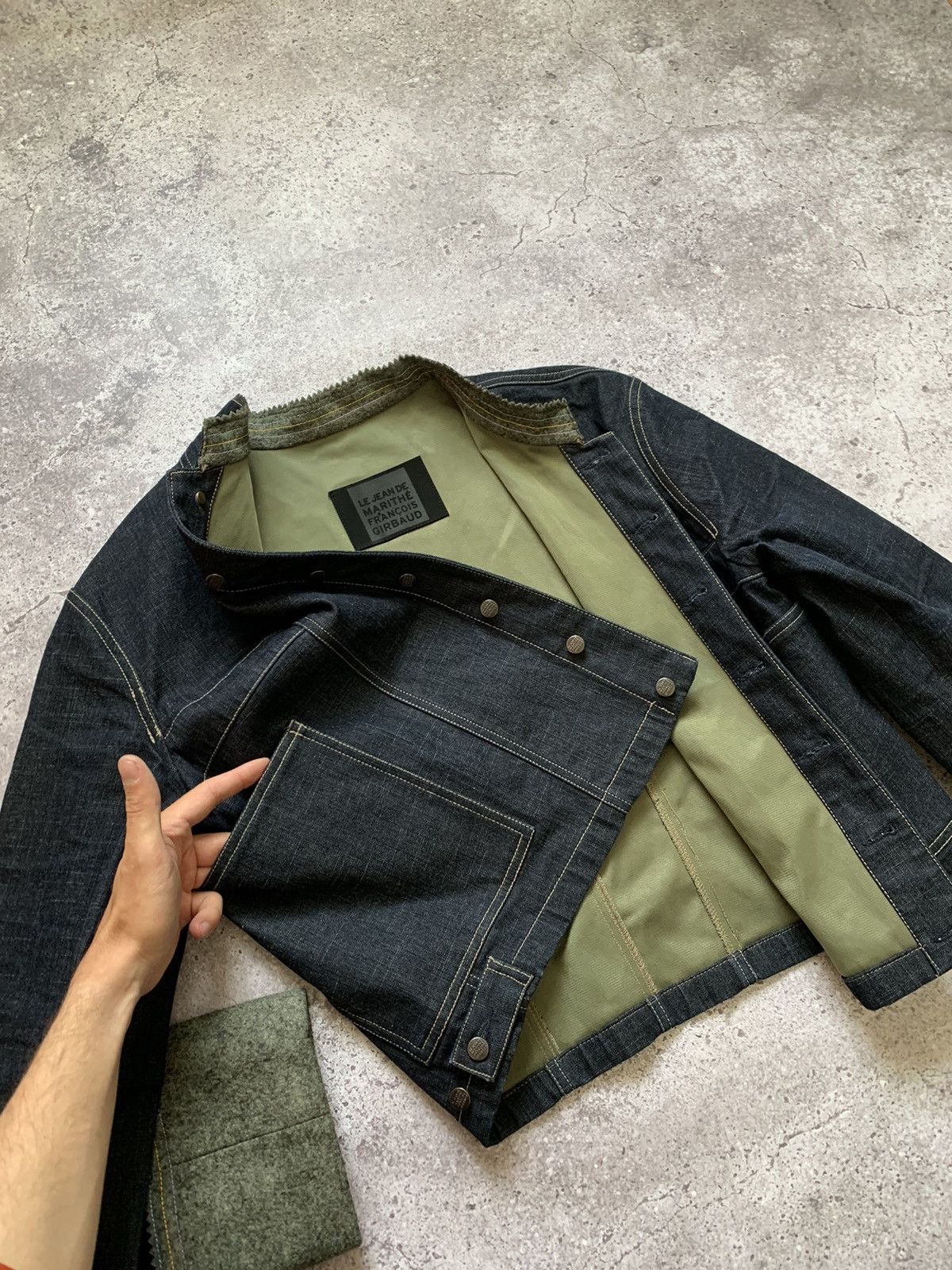 Archive Marithe Francois Girbaud Cropped Denim Jacket