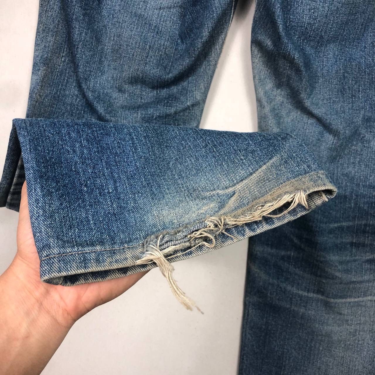 Edwin Vintage 90s Edwin Distressed Denim Jeans Pants Size US 36 / EU 52 - 10 Thumbnail