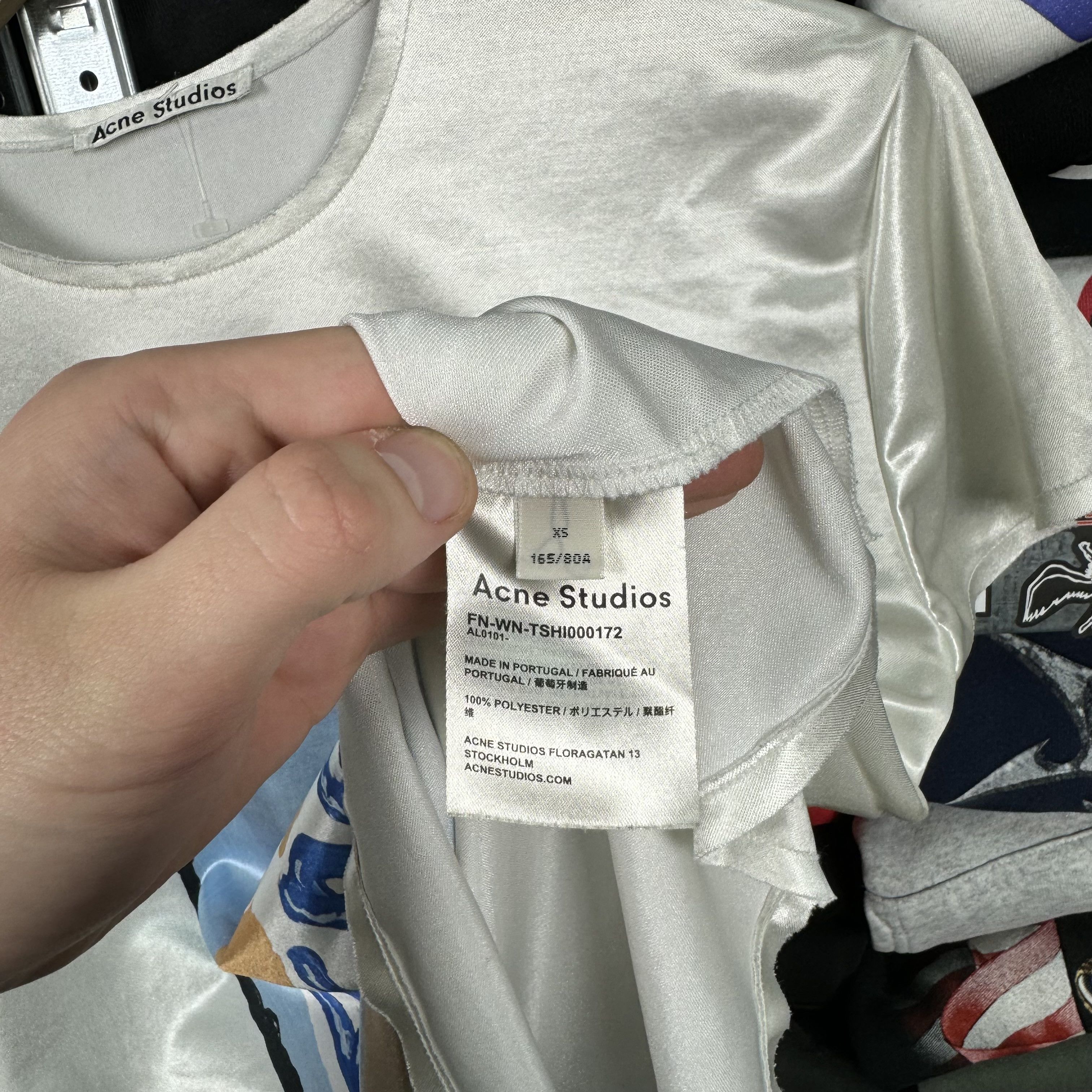 Acne Studios ACNE STUDIOS GRANT LEVY SATIN TEDDY BEAR CERAMIC T-SHIRT TEE Size XS / US 0-2 / IT 36-38 - 4 Thumbnail