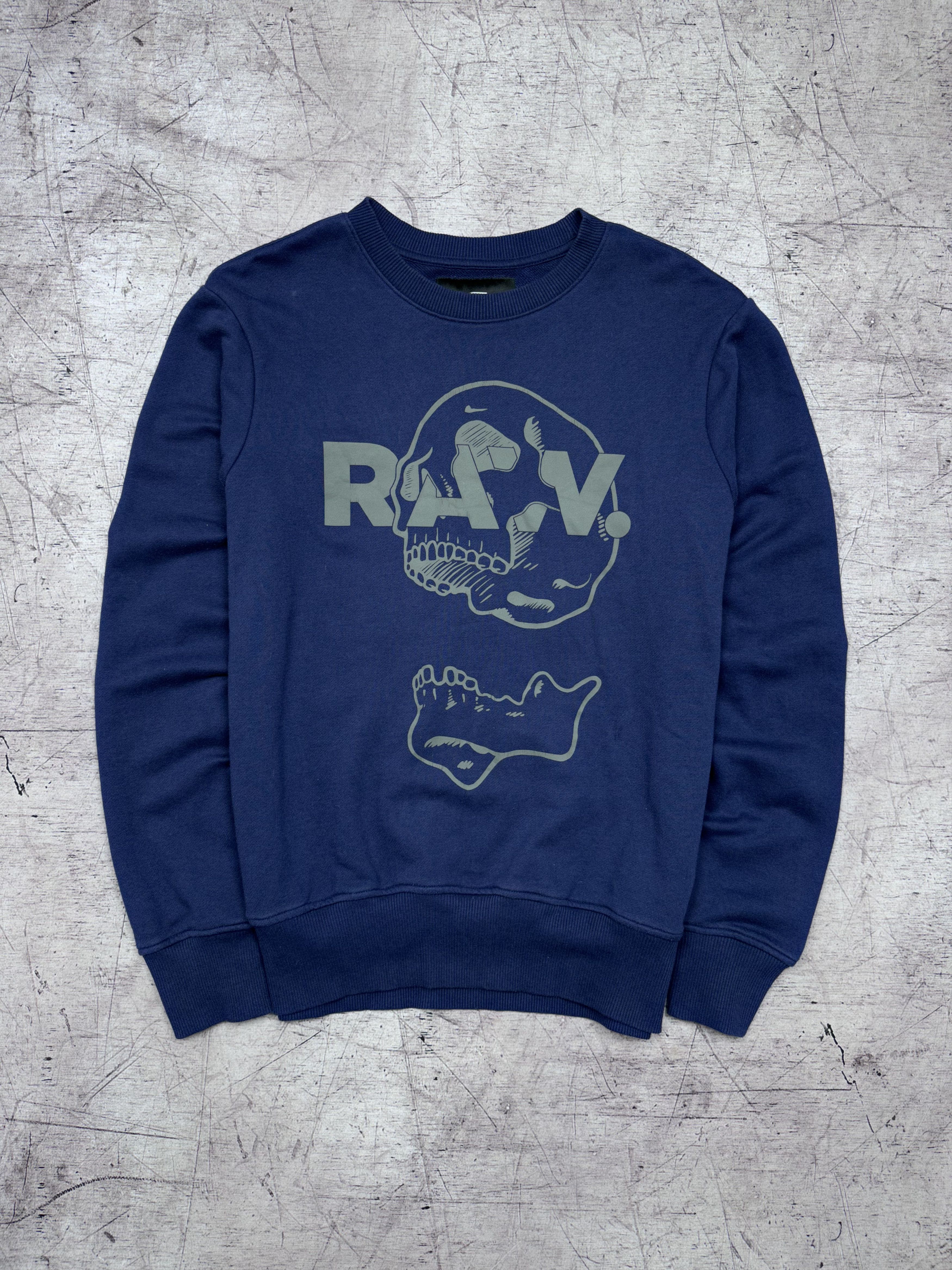 G-Star G Star Raw Smile Mens Big Logo Sweatshirt Size US S / EU 44-46 / 1 - 1 Thumbnail