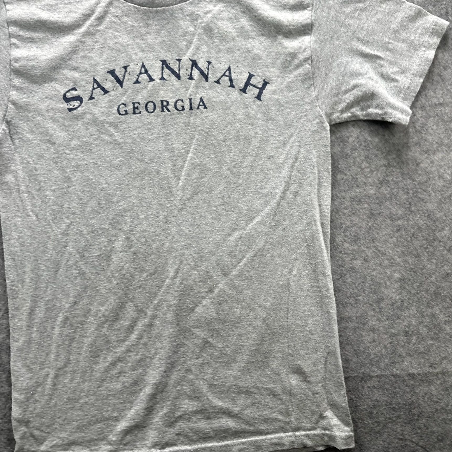 Fruit Of The Loom VINTAGE Fruit of the Loom Savannah Georgia Shirt Mens S Gray Graphic 90s Travel Souvenir Crew Neck Short Sleeve Size US S / EU 44-46 / 1 - 5 Thumbnail