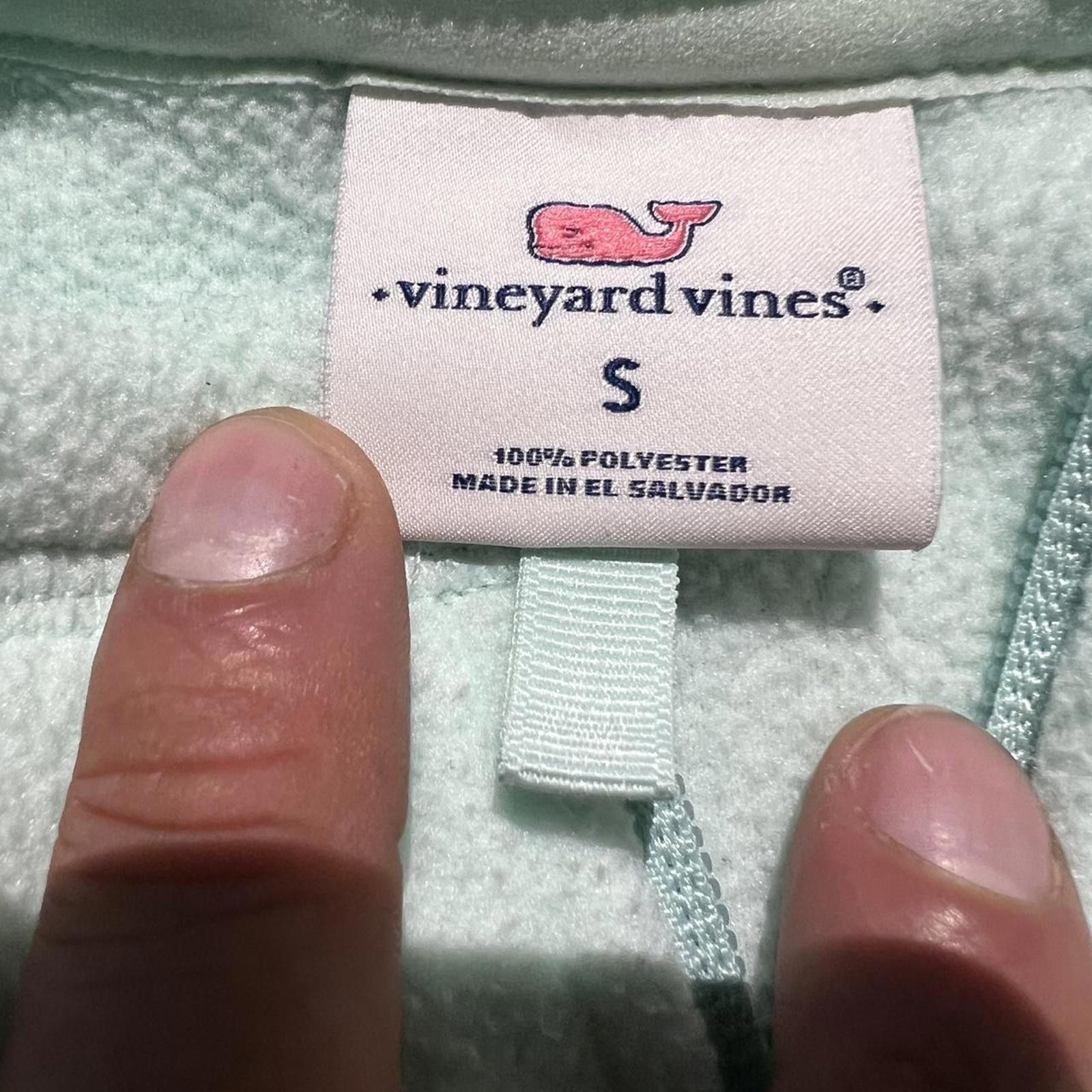 Vineyard Vines Vineyard Vines Wintermint Green Westerly Fleece Vest Size S / US 4 / IT 40 - 5 Thumbnail