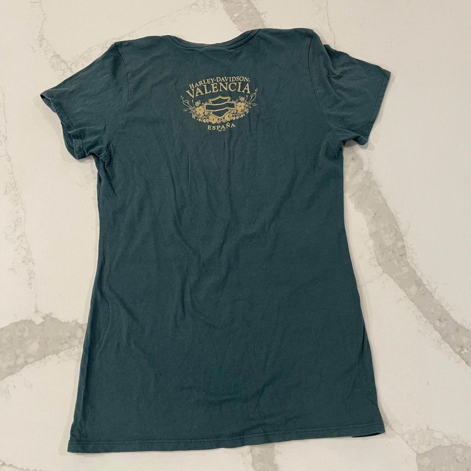 Harley Davidson Harley Davidson Motorcycles Shirt Valencia Espana WomenLarge Size L / US 10 / IT 46 - 4 Thumbnail