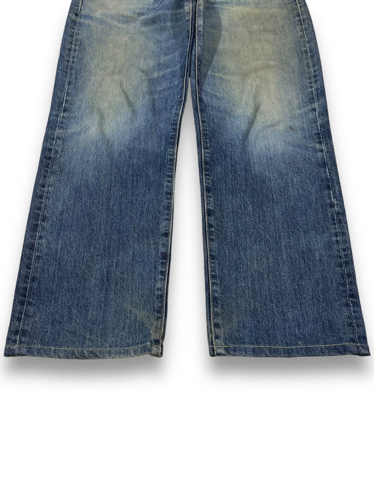 Jun Takahashi Vintage Y2K Uniqlo Dirt Mud Wash Loose Fit Jeans Size US 34 / EU 50 - 8 Thumbnail