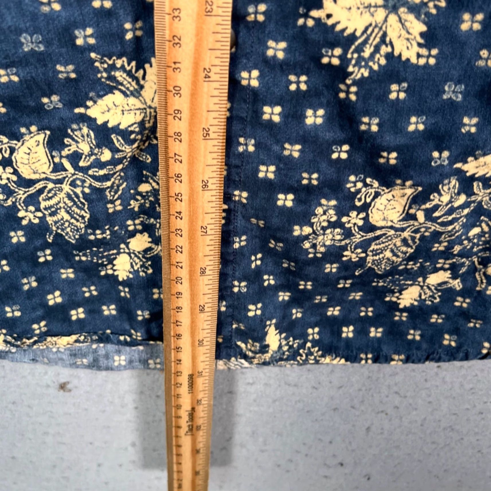 The Territory Ahead Territory Ahead Mens Large Blue Floral Button-Up Shirt Long Sleeve 100% Cotton Size US L / EU 52-54 / 3 - 4 Thumbnail