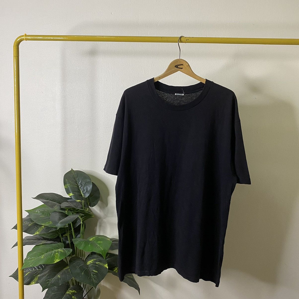 Vintage Vintage 90s Proclub Black Blank Nice & Crispy Cotton Tee Size US XL / EU 56 / 4 - 1 Thumbnail