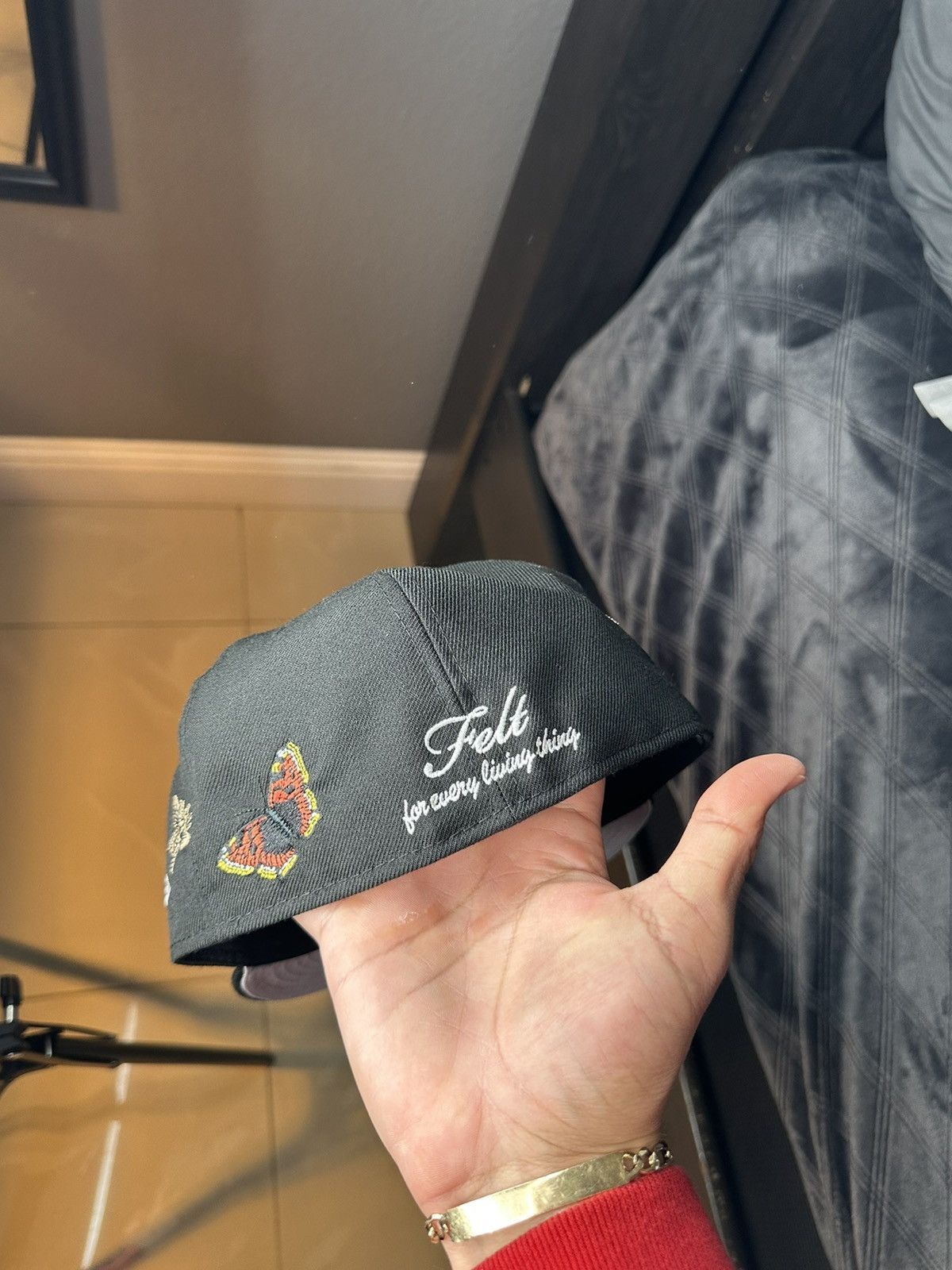 New Era Miami Marlins New Era x Felt fitted cap with pin Size ONE SIZE - 4 Thumbnail