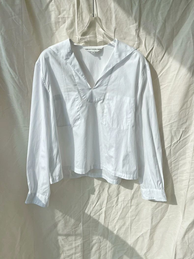Comme des Garcons Comme Des Garcons British Navy Collar Sailor Collar Solid Size S / US 4 / IT 40 - 4 Thumbnail