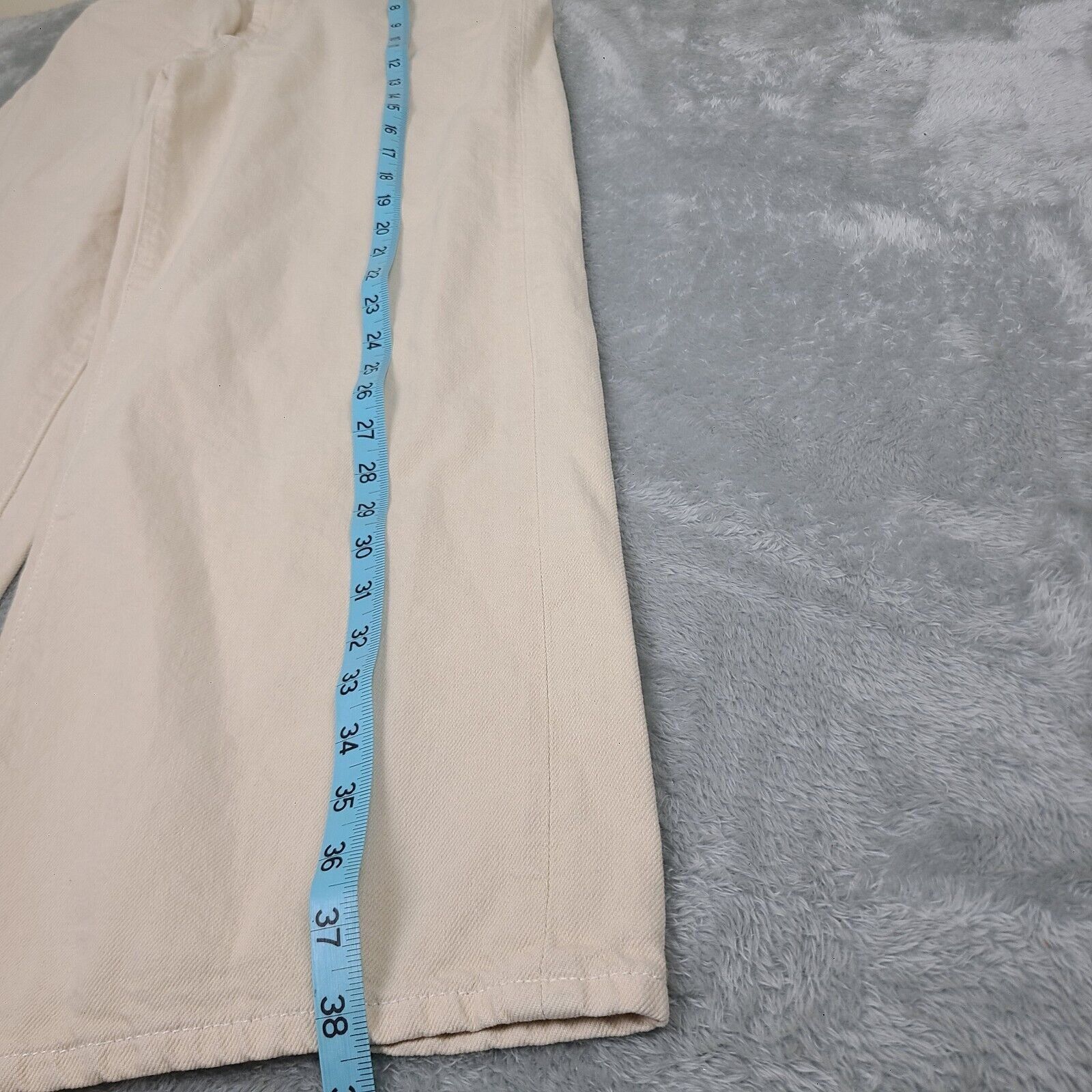 Bdg BDG Jeans Womens Size 31 Tan High and Wide Crop Casual Deni Size 31" - 6 Thumbnail