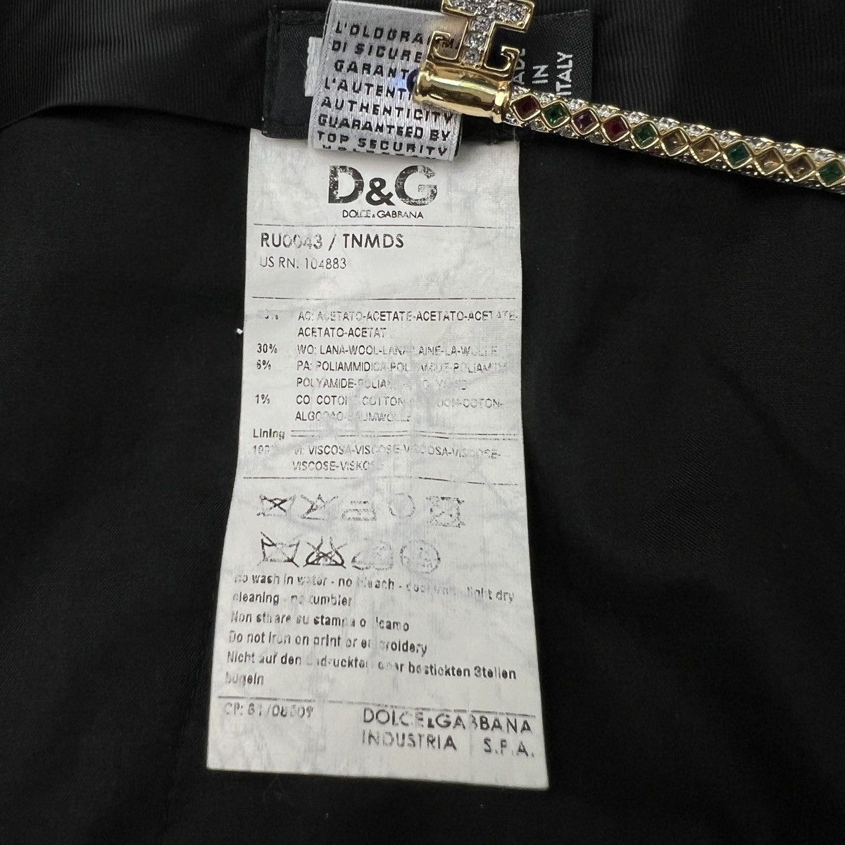 Dolce & Gabbana Dolce & Gabbana Shimmering Pleated Pants Size US 33 - 15 Thumbnail