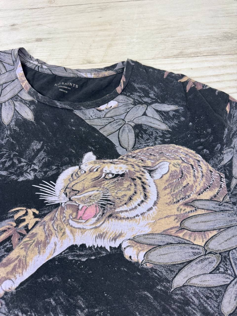 Allsaints Allsaints Chokai SS Crew Tiger T Shirt Size US M / EU 48-50 / 2 - 4 Thumbnail