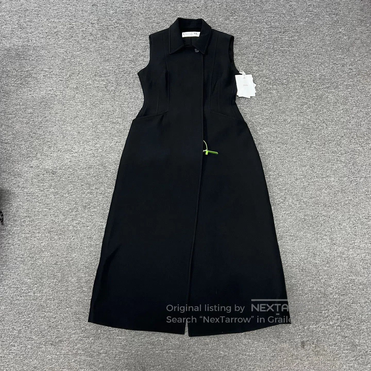 Dior Dior Black Sleeveless Wool Dress. Size XS / US 0-2 / IT 36-38 - 1 Thumbnail