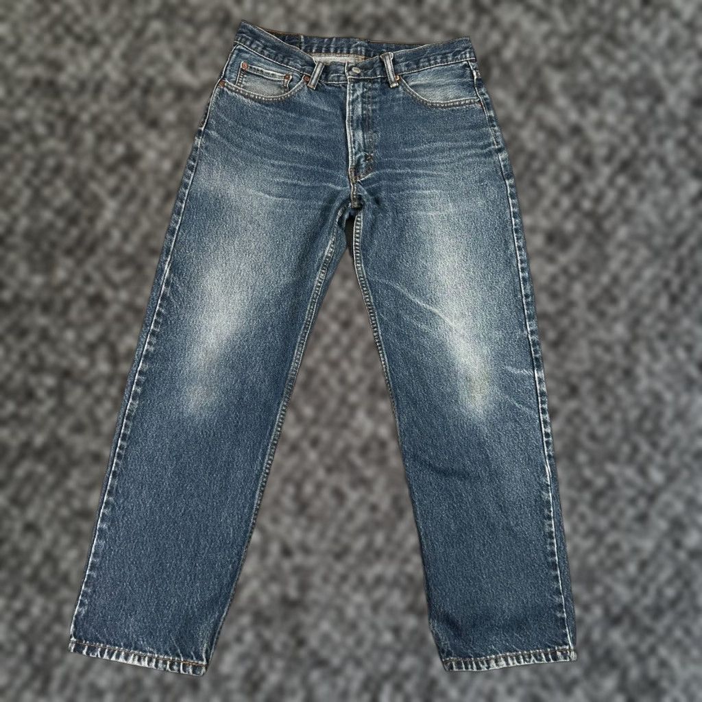 Levi's Levi's 550 Relaxed Fit Jeans Men 34x30 Blue Denim Grunge Casual Wide-Leg Size US 34 / EU 50 - 1 Thumbnail