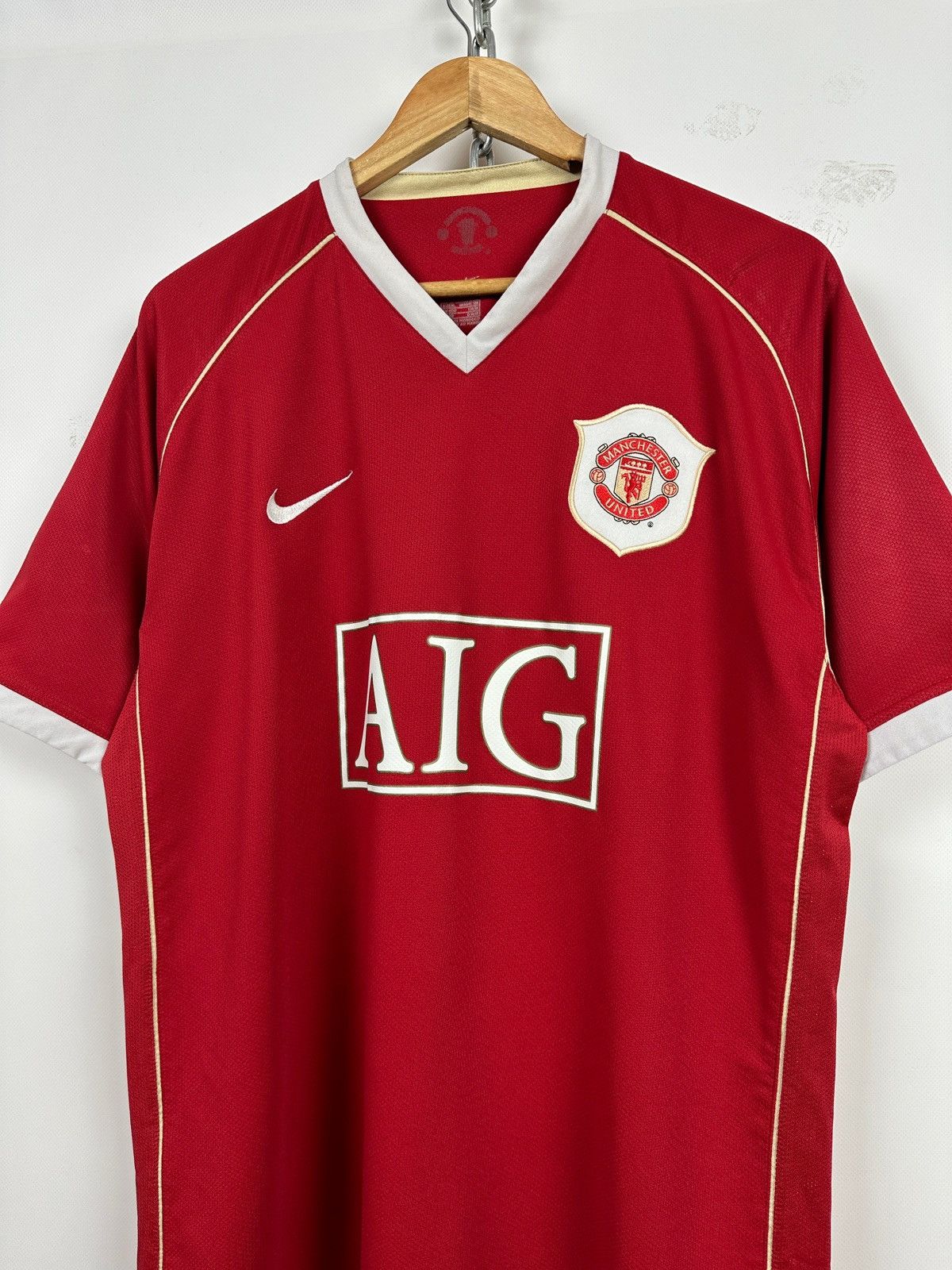 Nike 2006/07 Nike Manchester United Vintage Soccer Jersey Size US XL / EU 56 / 4 - 4 Thumbnail