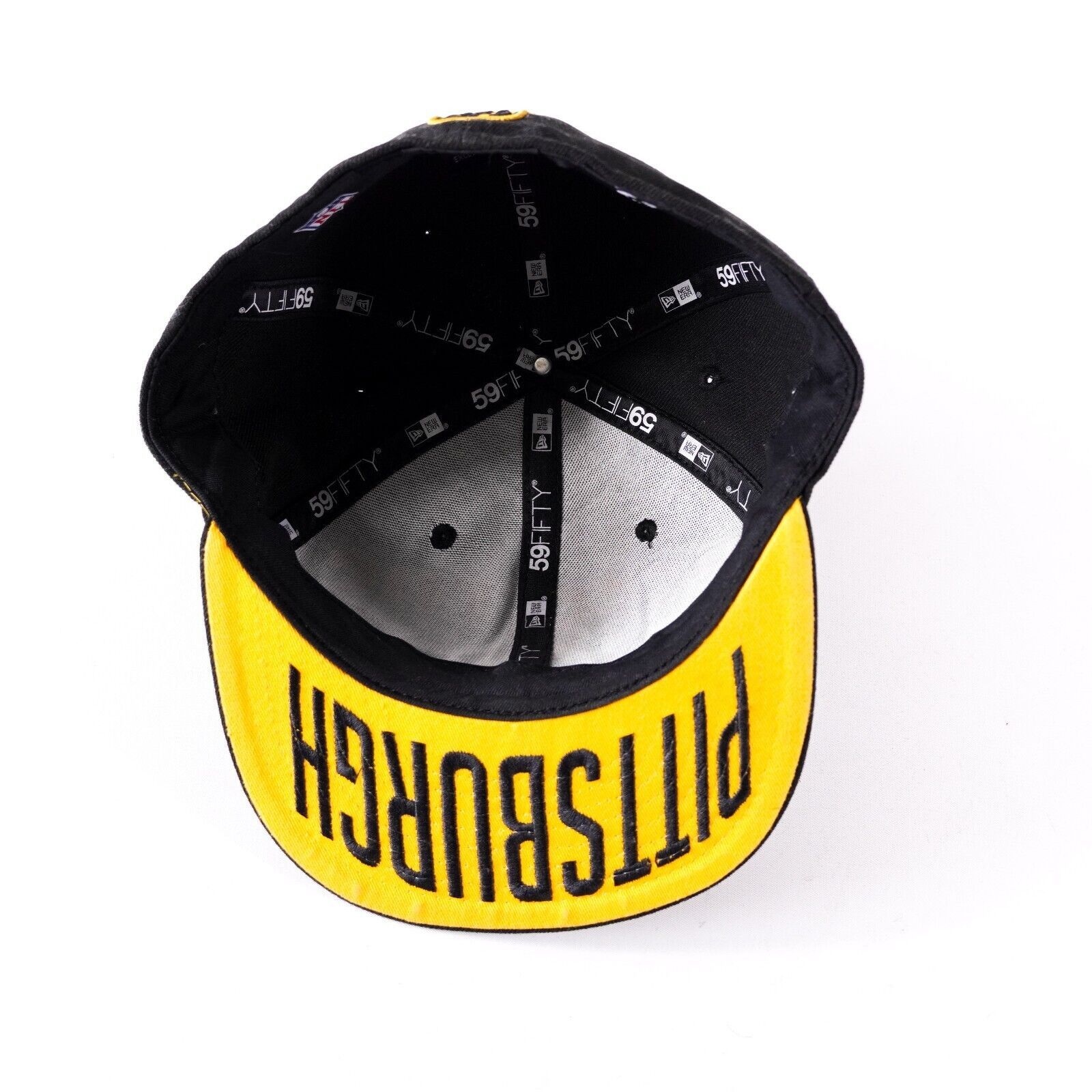 New Era New Era Pittsburgh Steelers Football NFL Fitted Hat 7 1/4 Size ONE SIZE - 6 Thumbnail