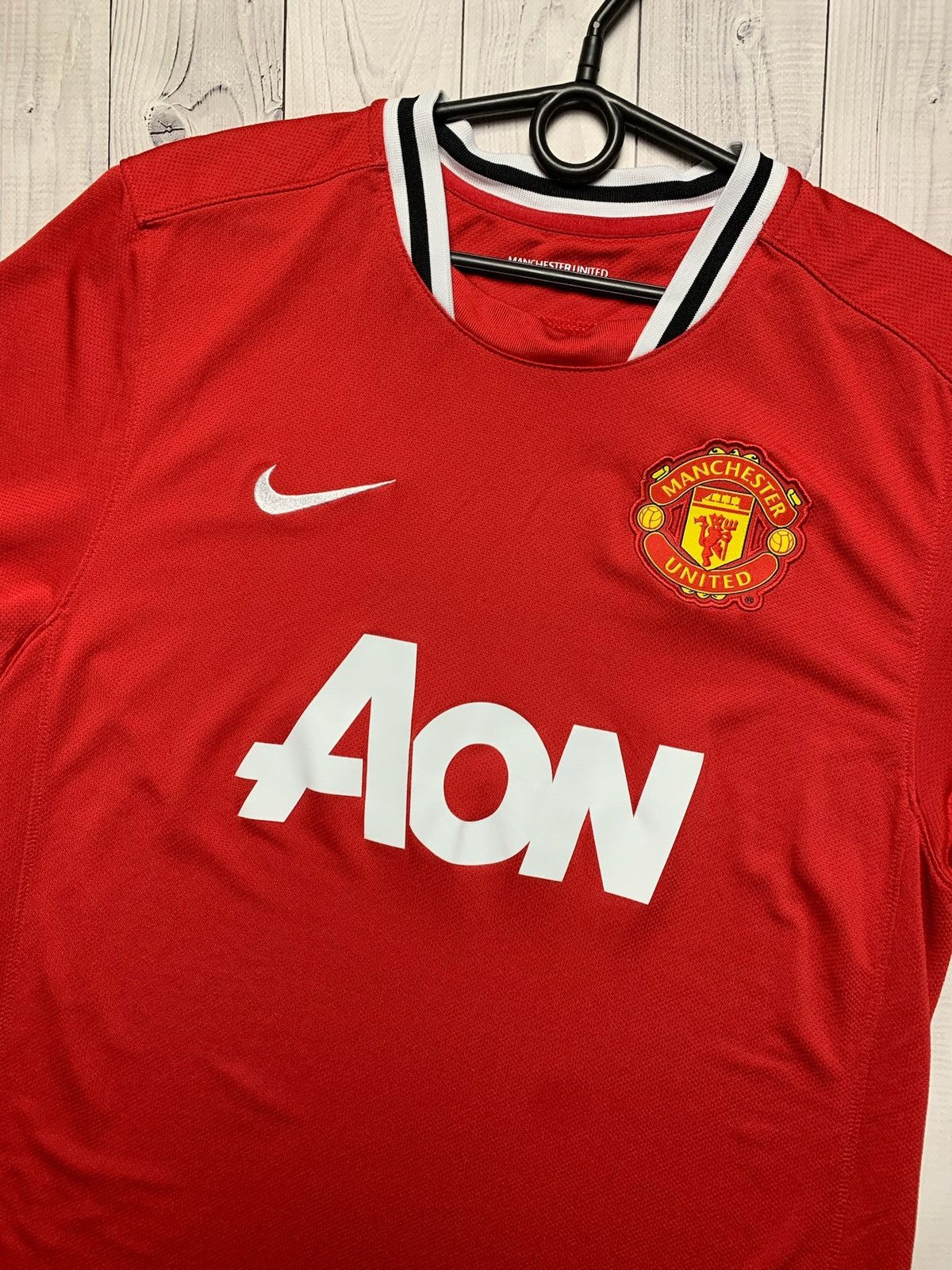 Nike × Vintage Vintage Nike Manchester United soccer jersey size L Size US L / EU 52-54 / 3 - 2 Thumbnail