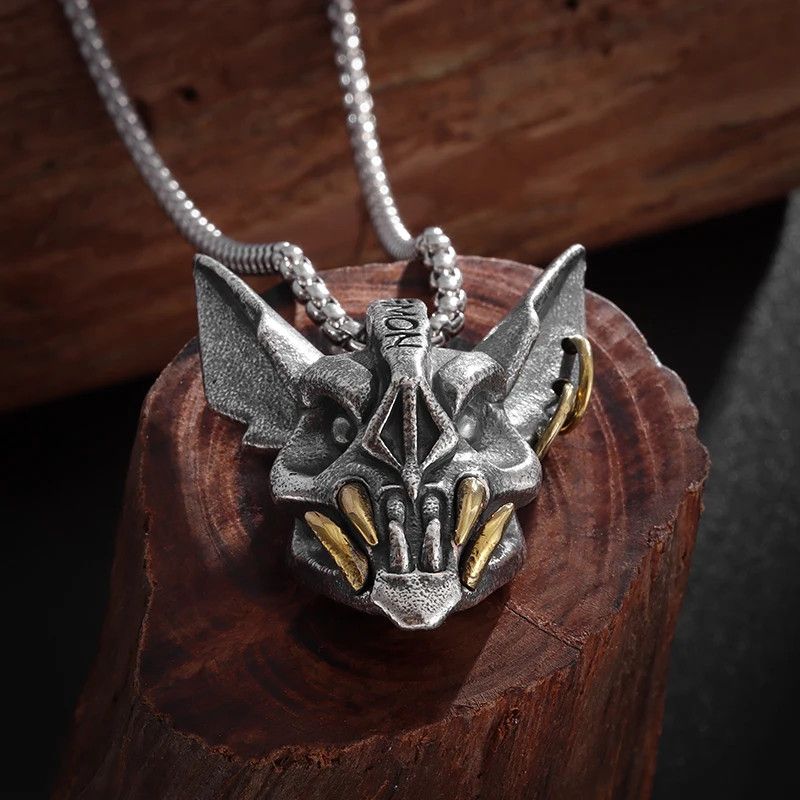 Jewelry × Vintage Gothic Bat Demon Necklace Size ONE SIZE - 5 Thumbnail