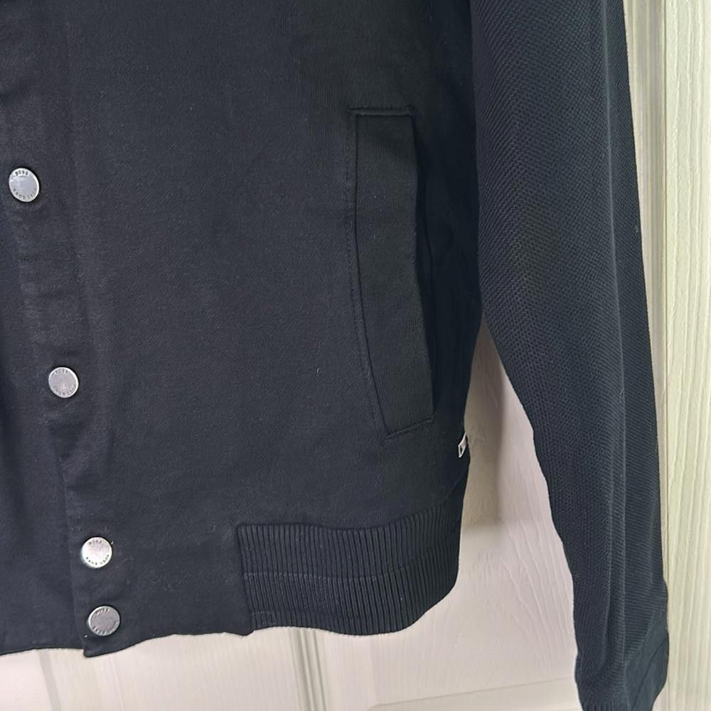 Hugo Boss BOSS - lined Cardi Sweater - Medium - Black -97% Ctn,3% Poly Size US M / EU 48-50 / 2 - 3 Thumbnail