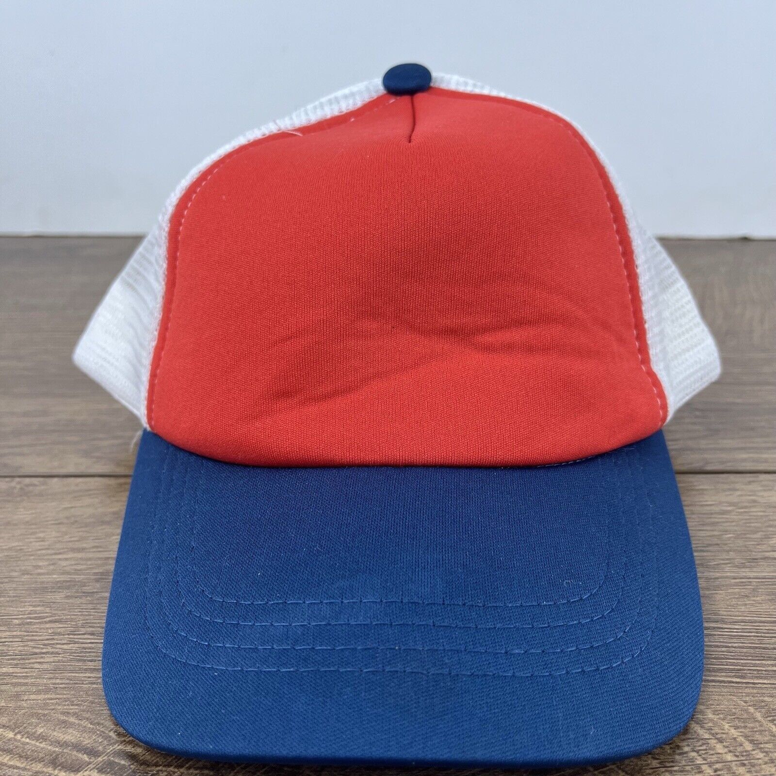 Other Plain Red Blue Snapback Hat Red Hat Adjustable Red Adult Siz Size ONE SIZE - 3 Thumbnail
