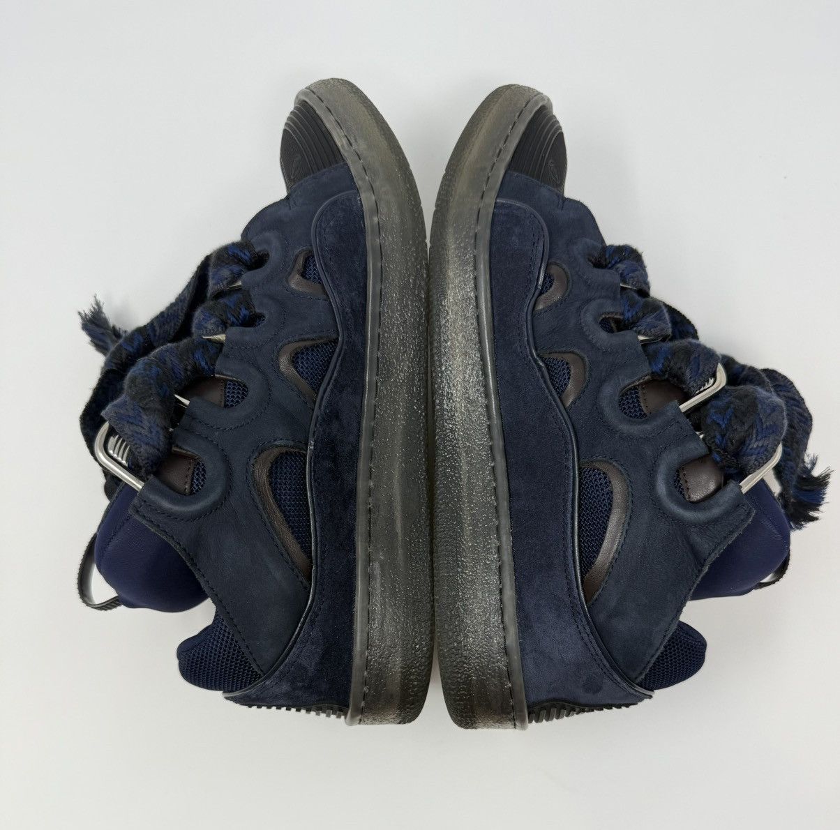 Lanvin Lanvin Curb Sneaker Navy Size US 9 / EU 42 - 4 Thumbnail