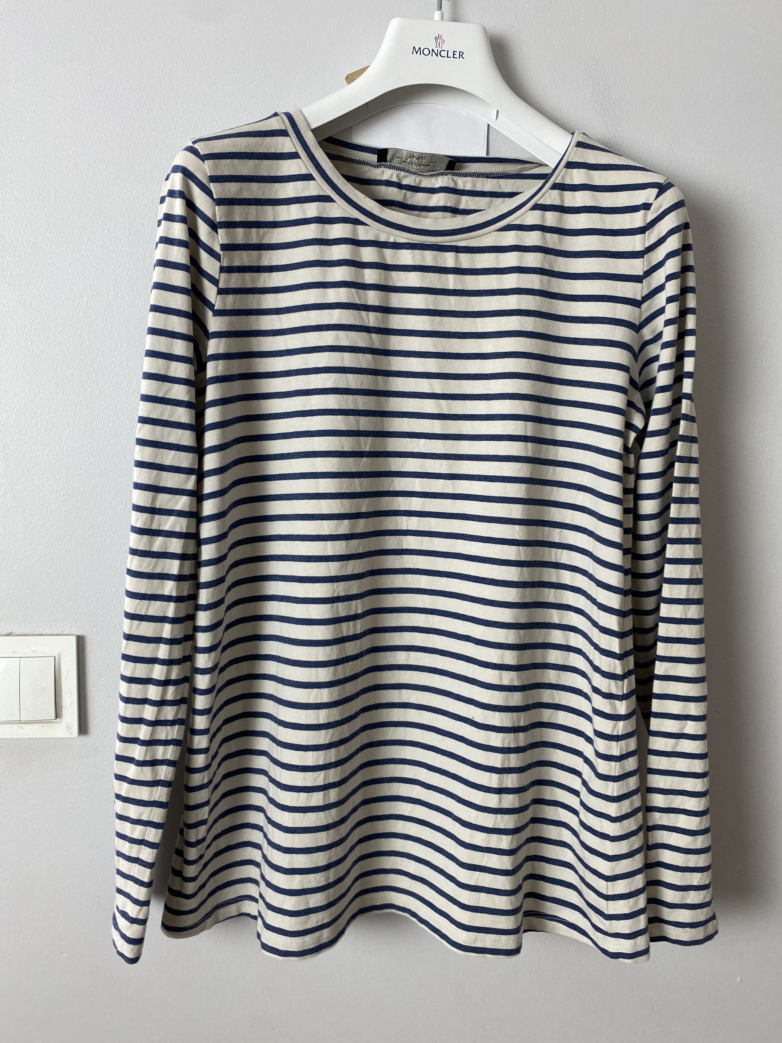 Weekend Max Mara Max Mara Weekend striped long sleeve t-shirt tee Size S / US 4 / IT 40 - 1 Thumbnail