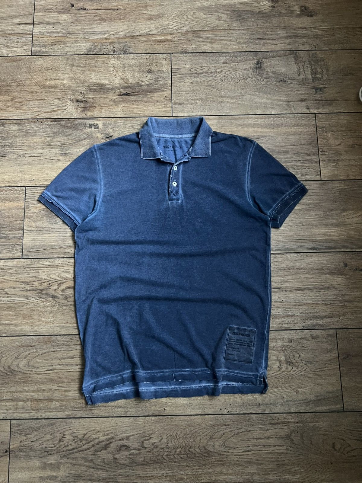 Zadig & Voltaire Zadig & Voltaire Rare Washed Polo Shirt Size US M / EU 48-50 / 2 - 1 Thumbnail