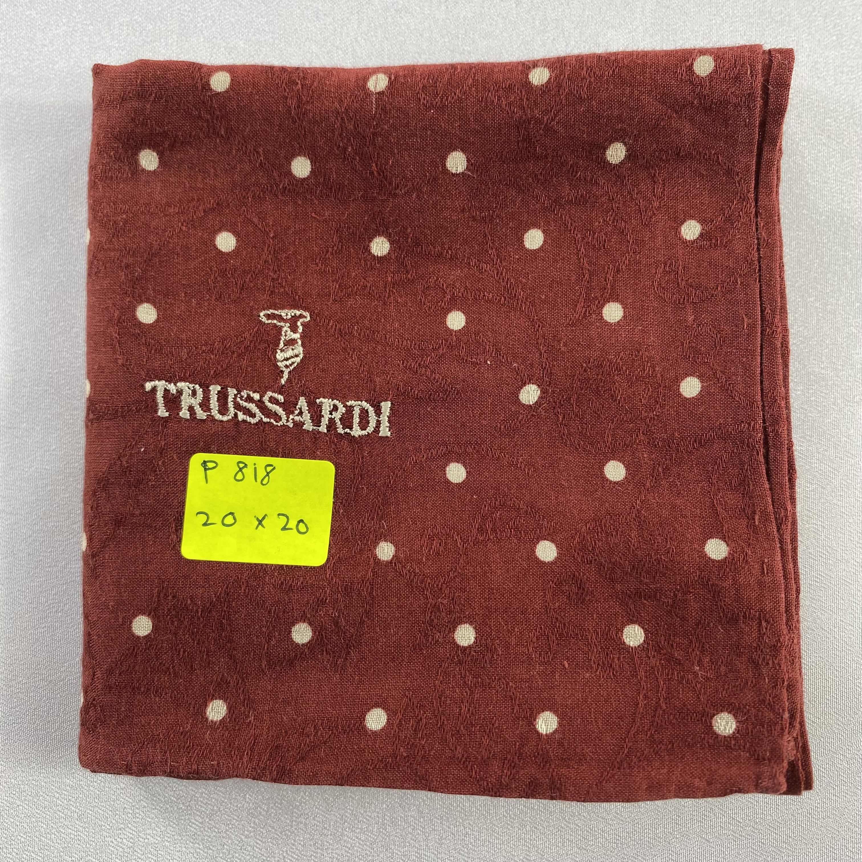 Trussardi × Vintage Trussardi Neckerchief / Bandana / Handkerchief-P818 Size ONE SIZE - 5 Thumbnail