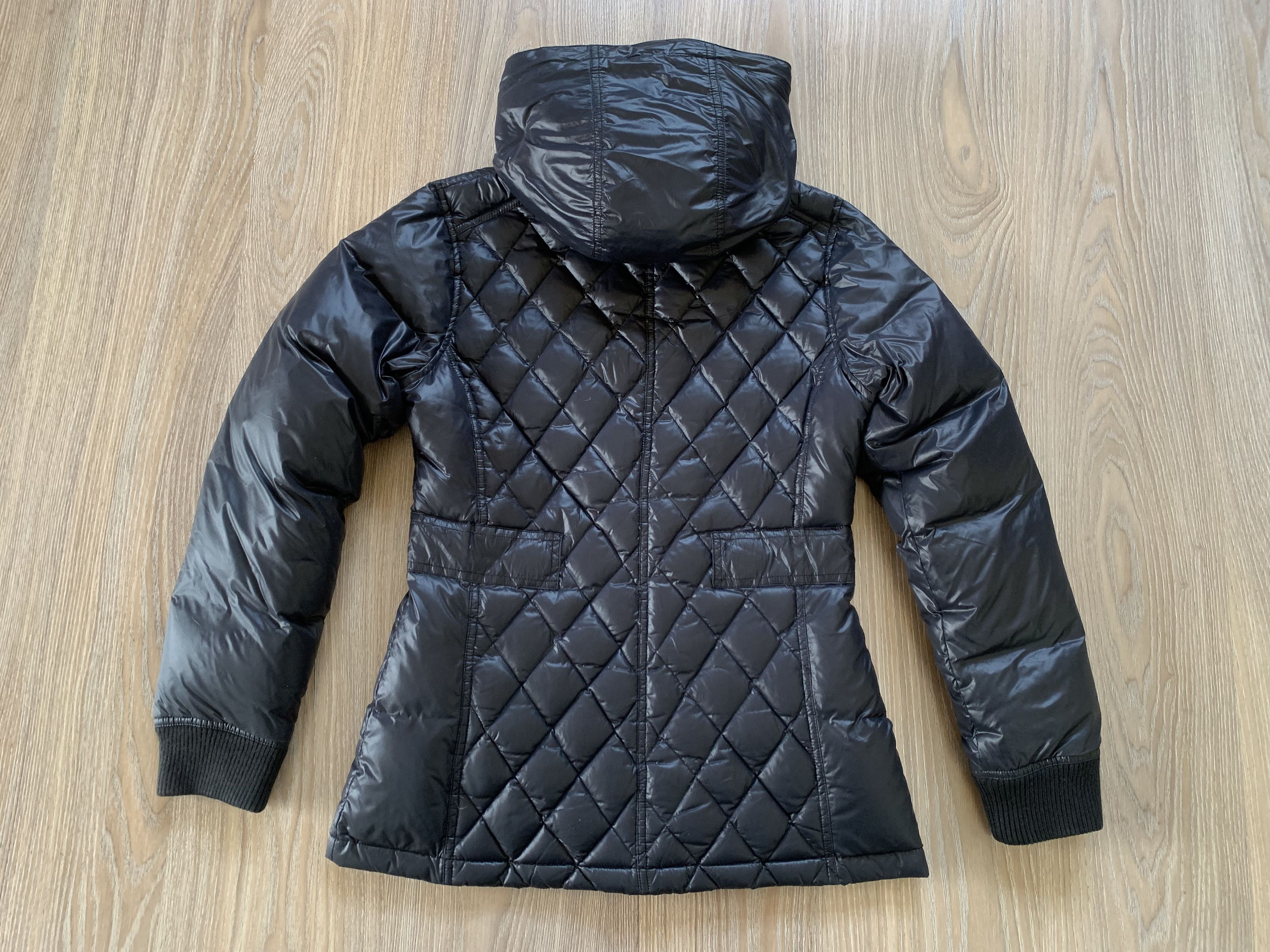 Ferrari Womens Ferrari Black Quilted Down Hooded Jacket Size M / US 6-8 / IT 42-44 - 3 Thumbnail