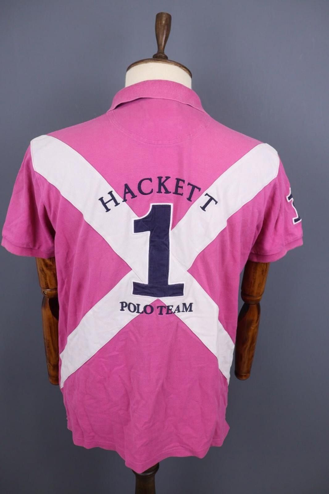 Hackett Hackett Tailored Fit Embroidered Logo Polo Shirt Size L Size US L / EU 52-54 / 3 - 9 Thumbnail