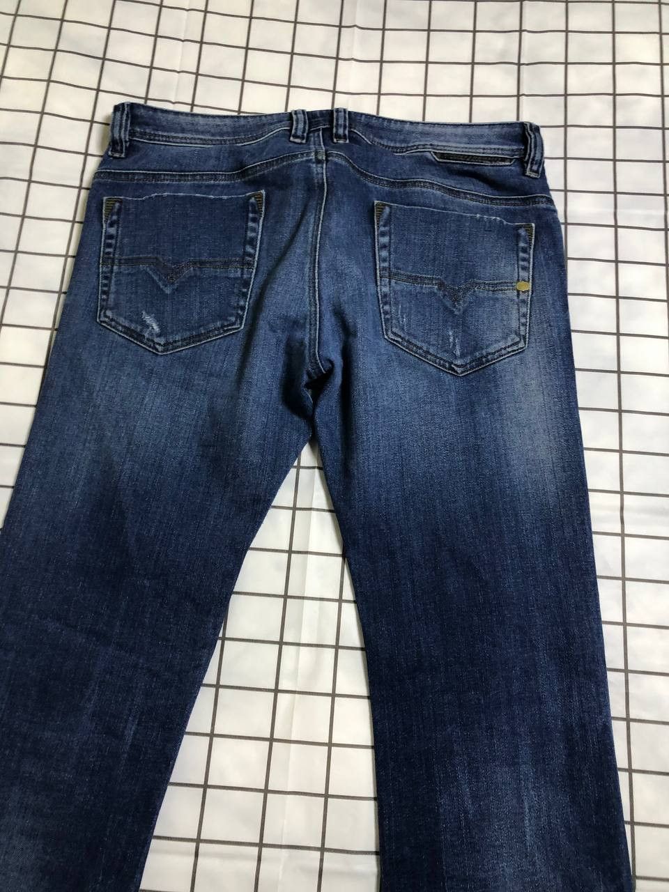 Diesel Diesel Industry Safado Slim Straight Acid Wash Denim Jeans Size US 32 / EU 48 - 21 Thumbnail