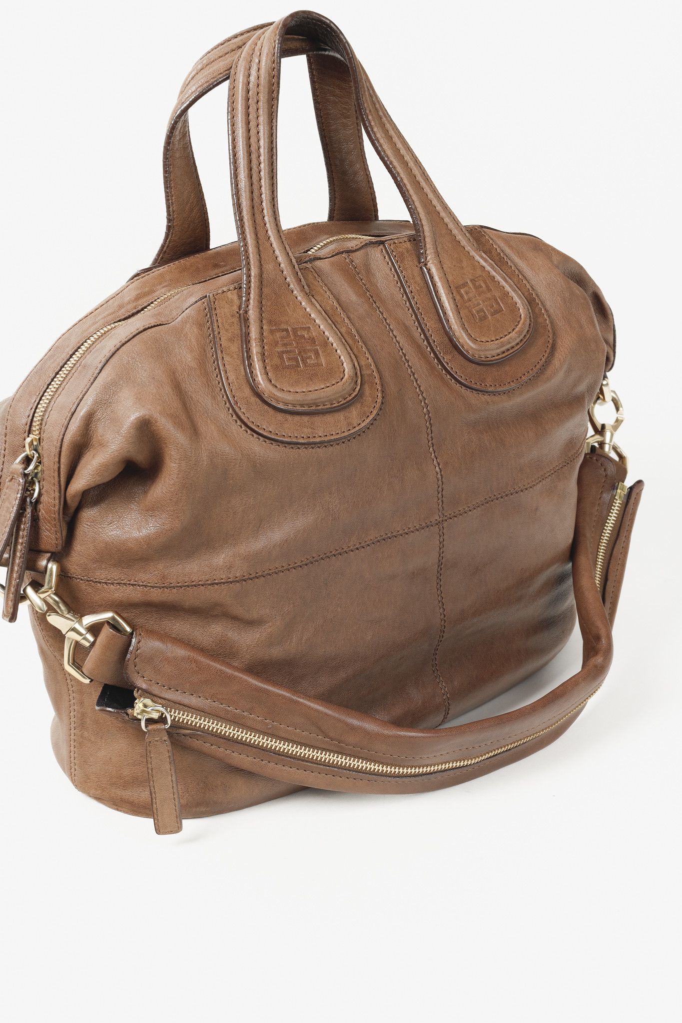 Givenchy .Givenchy Nightingale Brown-Leather Shoulder Bag Size ONE SIZE - 6 Thumbnail