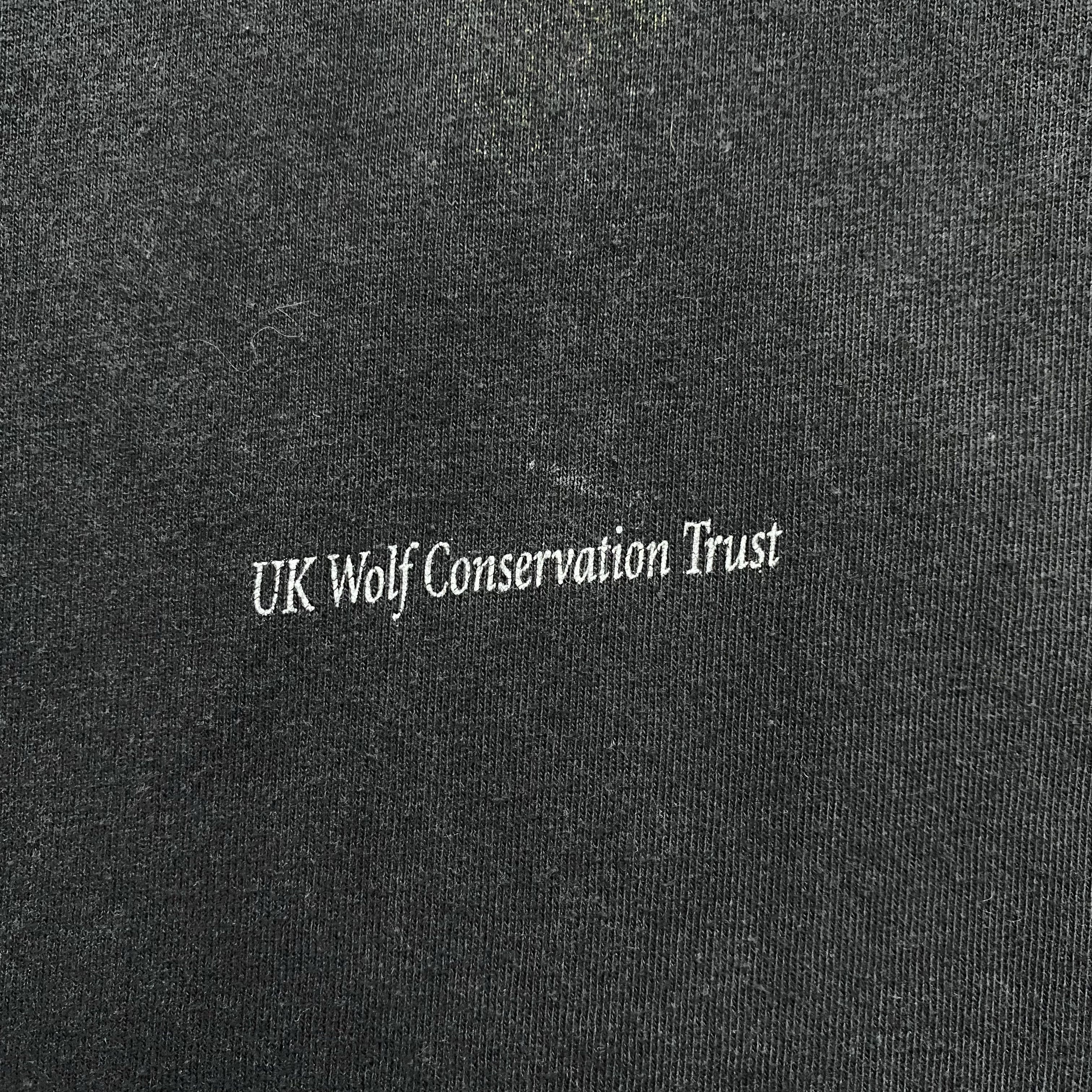 Hanes 🐺 Vintage 90s Faded Animal Wolf Forest tee USA Mounain Size US M / EU 48-50 / 2 - 5 Thumbnail