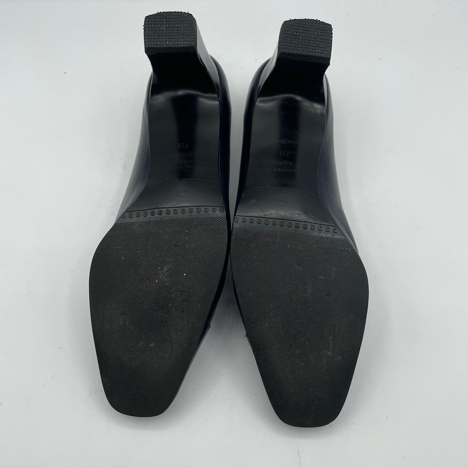 Etienne Aigner Etienne Aigner Strada Black Leather Patent Pumps Heels 7 Size US 7 / IT 37 - 9 Thumbnail