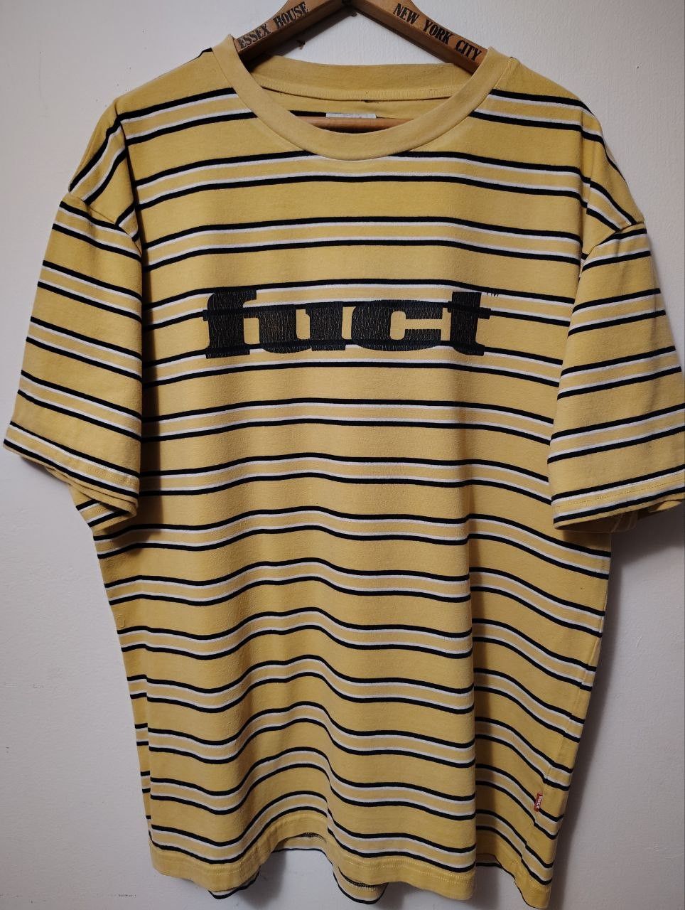 FUCT FUCT Yellow Striped Tee (Large) Size US L / EU 52-54 / 3 - 1 Thumbnail