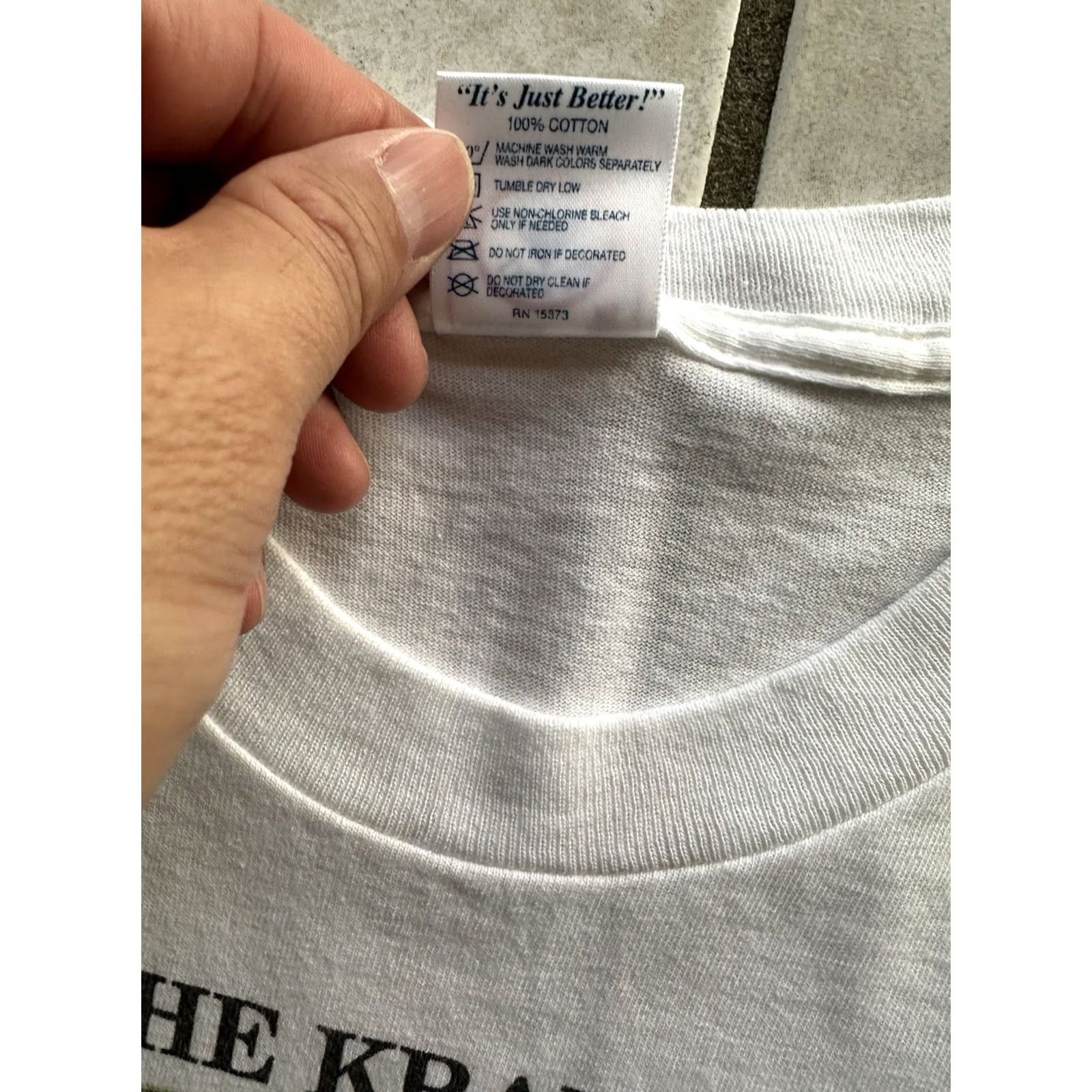 Delta VINTAGE 90S SEINFELD TV SHOW THE KRAMER GRAPHIC SHORT SLEEVE THSIRT MEN XL 1993 Size US 36 / EU 52 - 7 Thumbnail