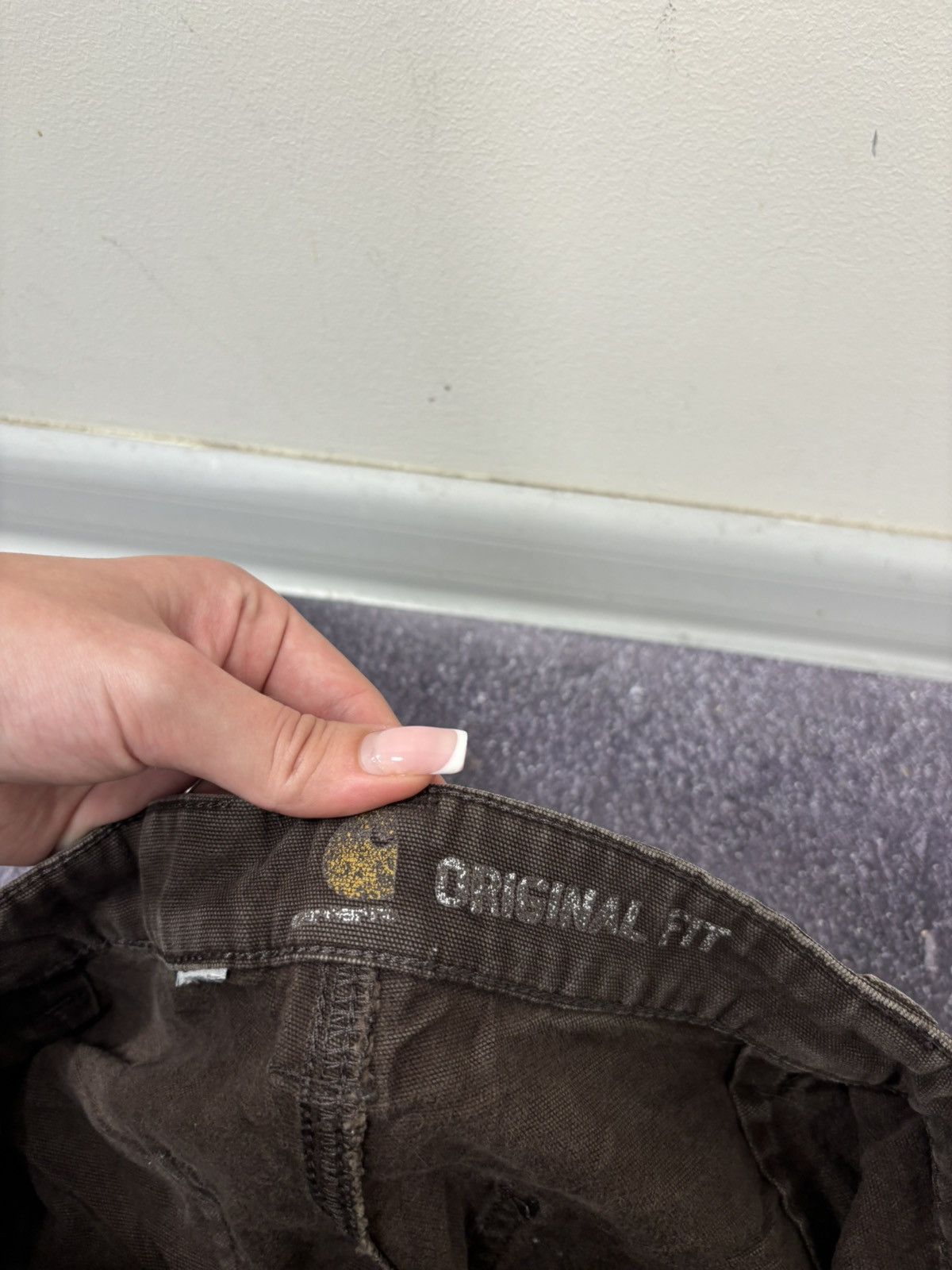 Carhartt Vintage Carhartt Workwear Y2K Brown Hype Carpenter Pants Size US 30 / EU 46 - 14 Thumbnail