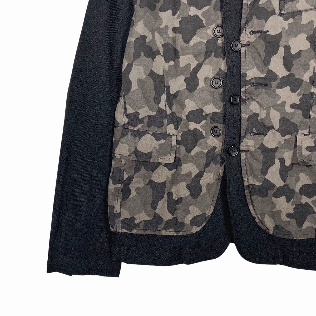 Comme des Garcons Black Comme Des Garcons Camo Double Layer Hooded Jacket Size US M / EU 48-50 / 2 - 3 Thumbnail