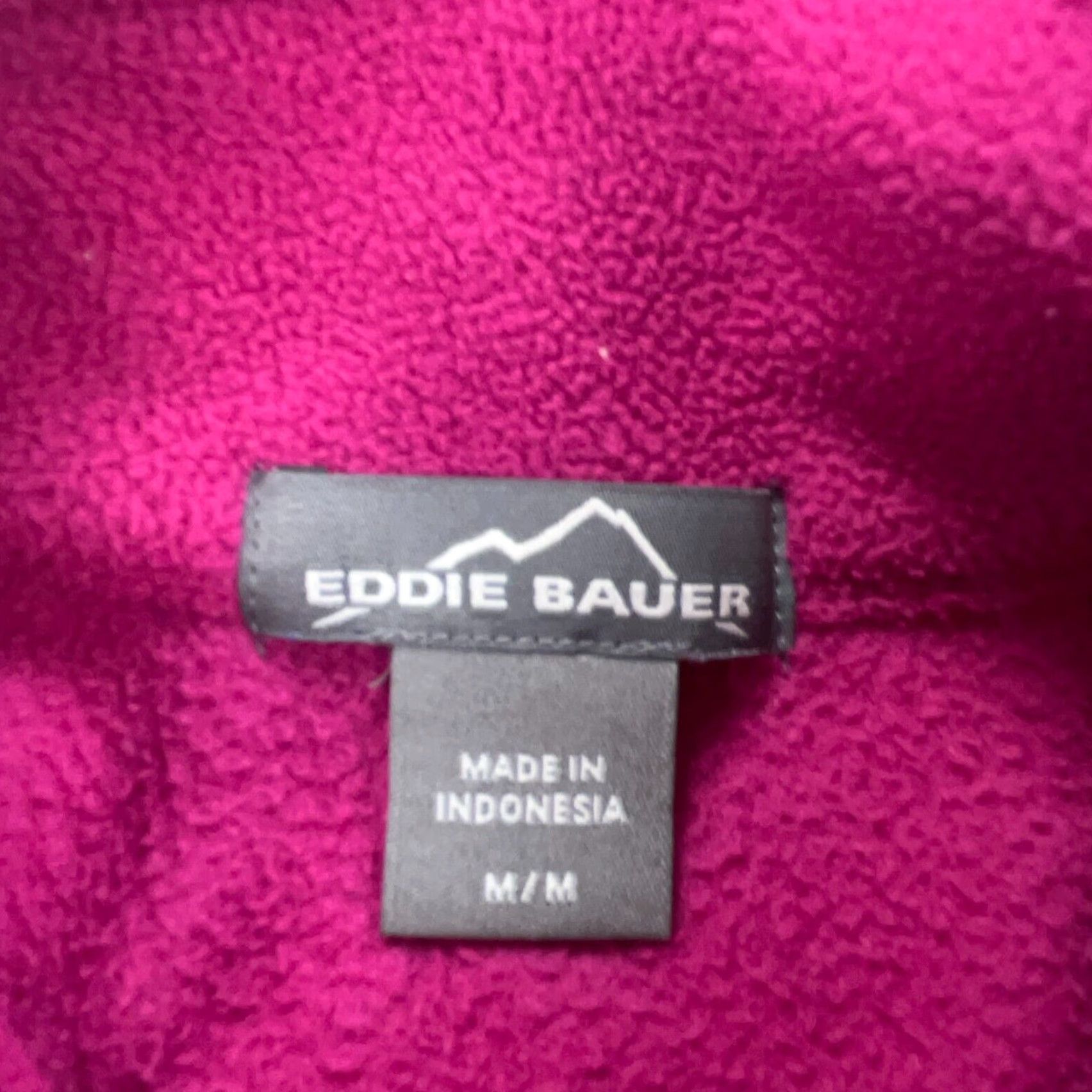 Eddie Bauer Eddie Bauer Women Medium Pink Fleece Jacket Layer Top Quarter Zip Size M / US 6-8 / IT 42-44 - 4 Thumbnail