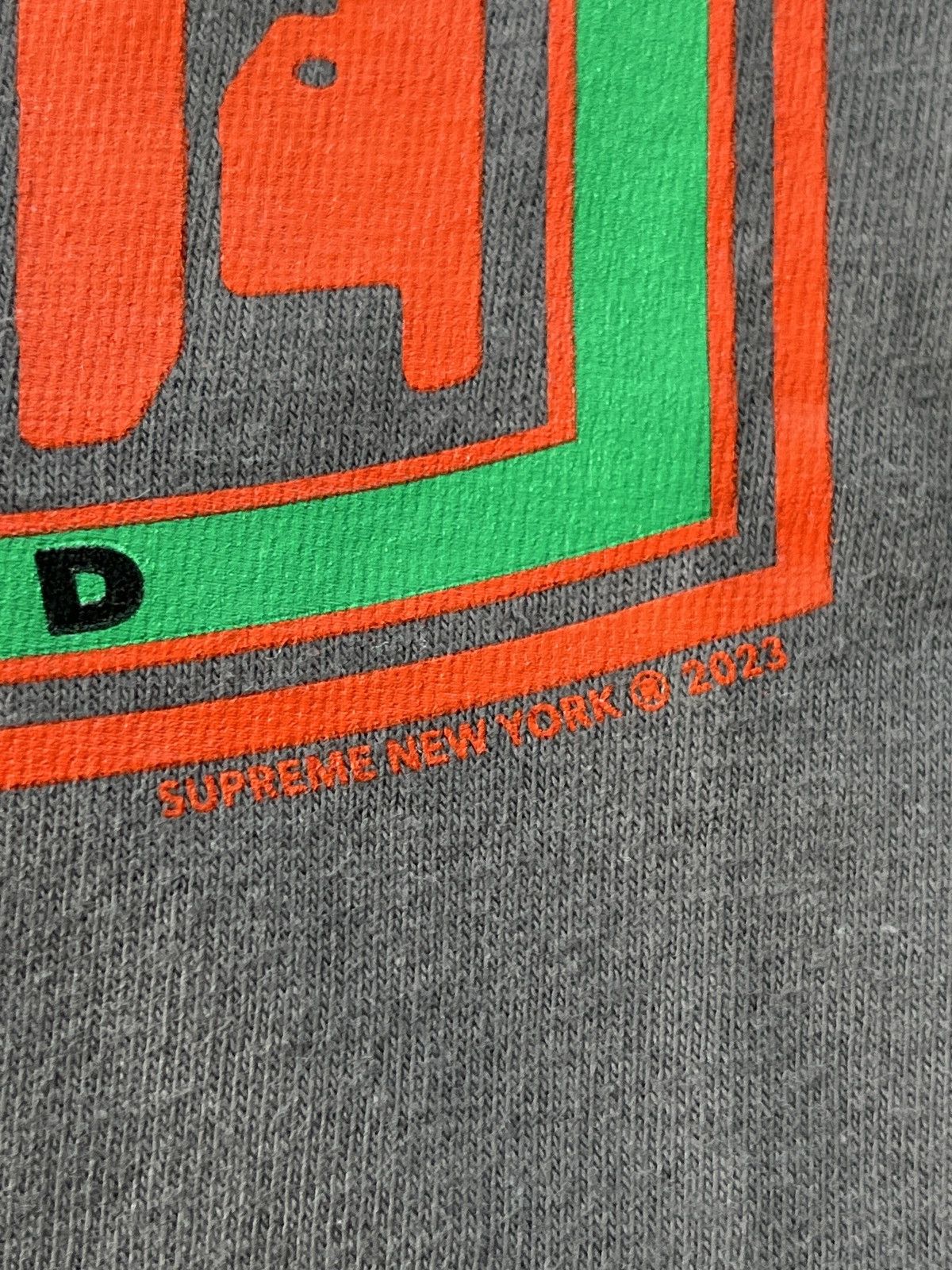 Supreme Supreme Pound Tee Charcoal M Size US M / EU 48-50 / 2 - 4 Thumbnail