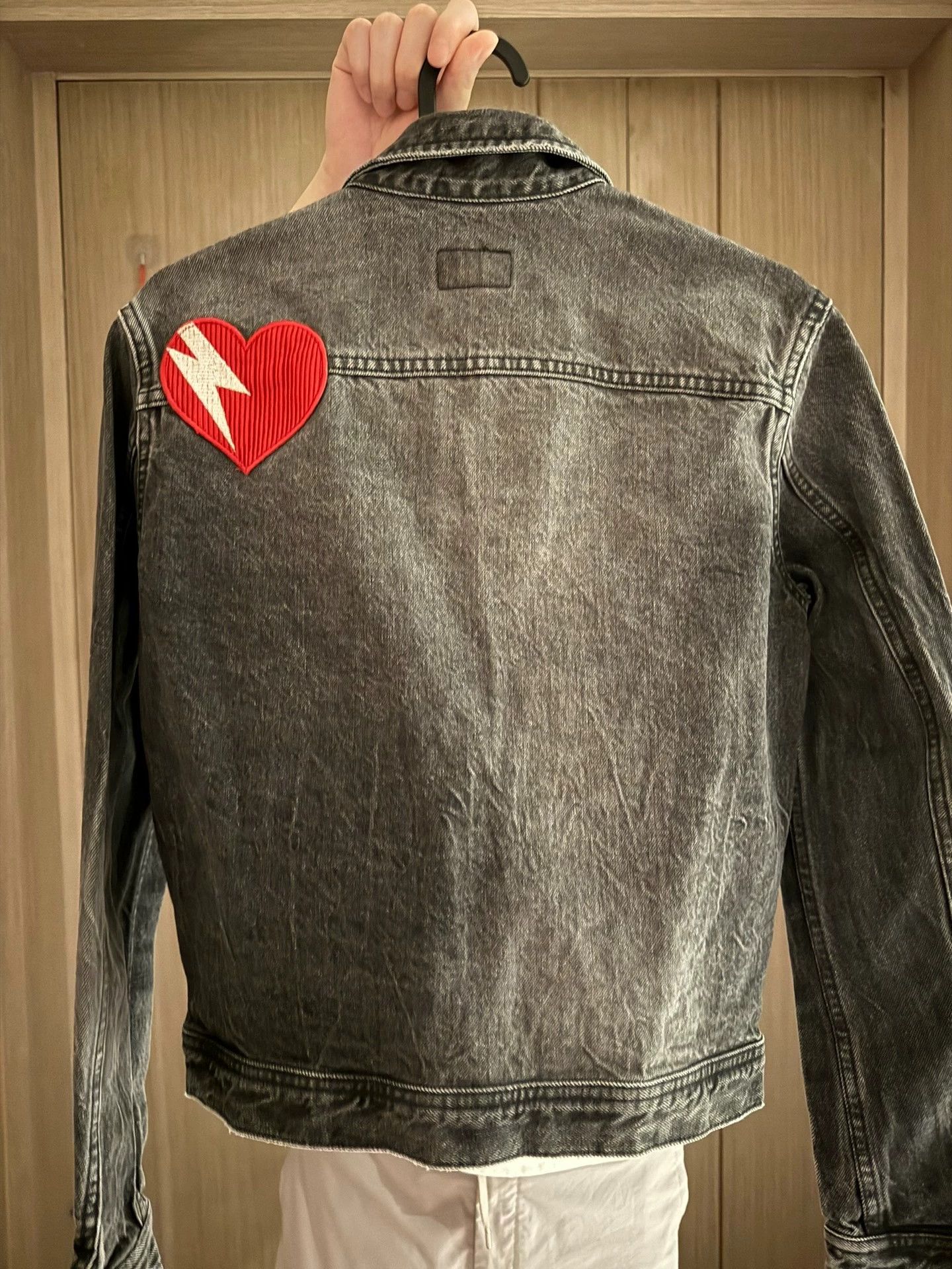 Saint Laurent Paris Love denim jacket