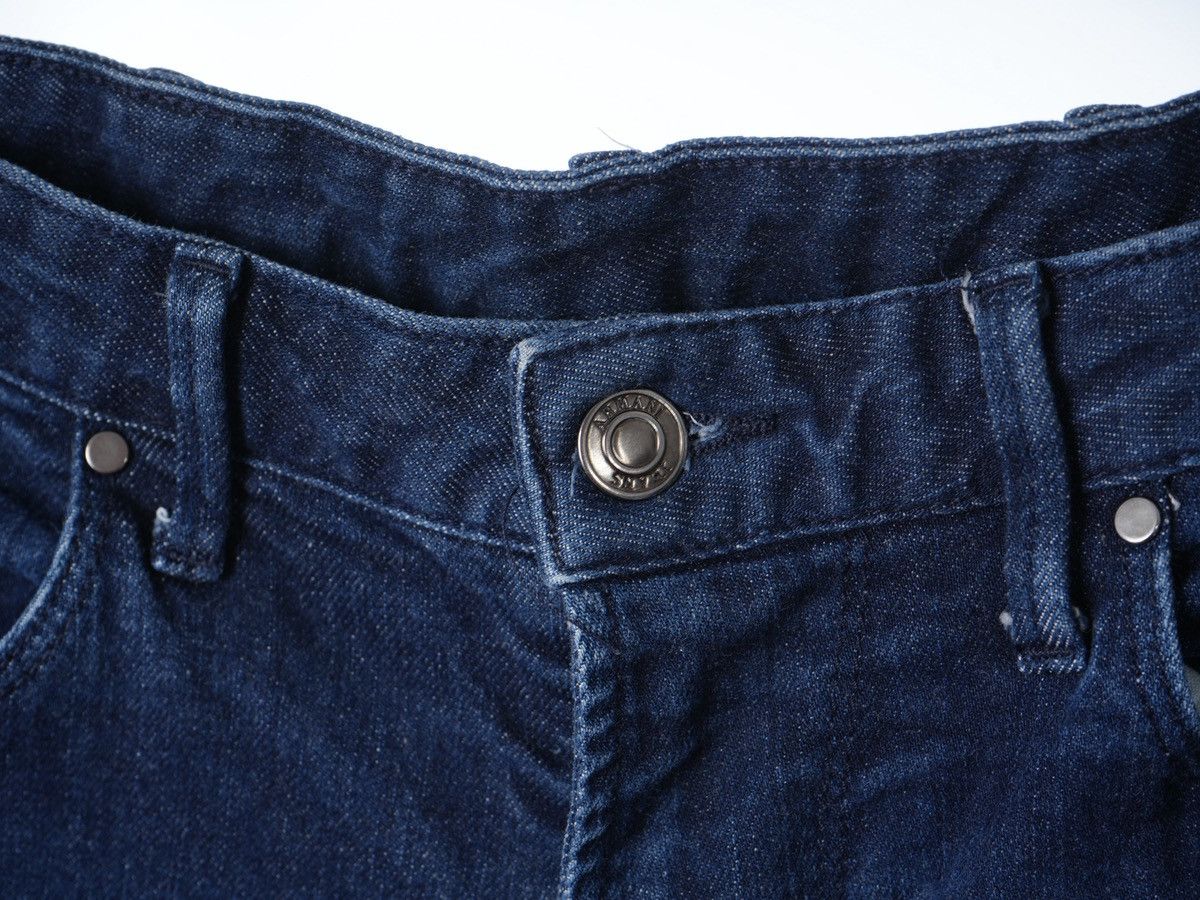 Armani Armani Jeans Metal Logo Blue Denim Slim fit w31 Size US 31 - 6 Thumbnail